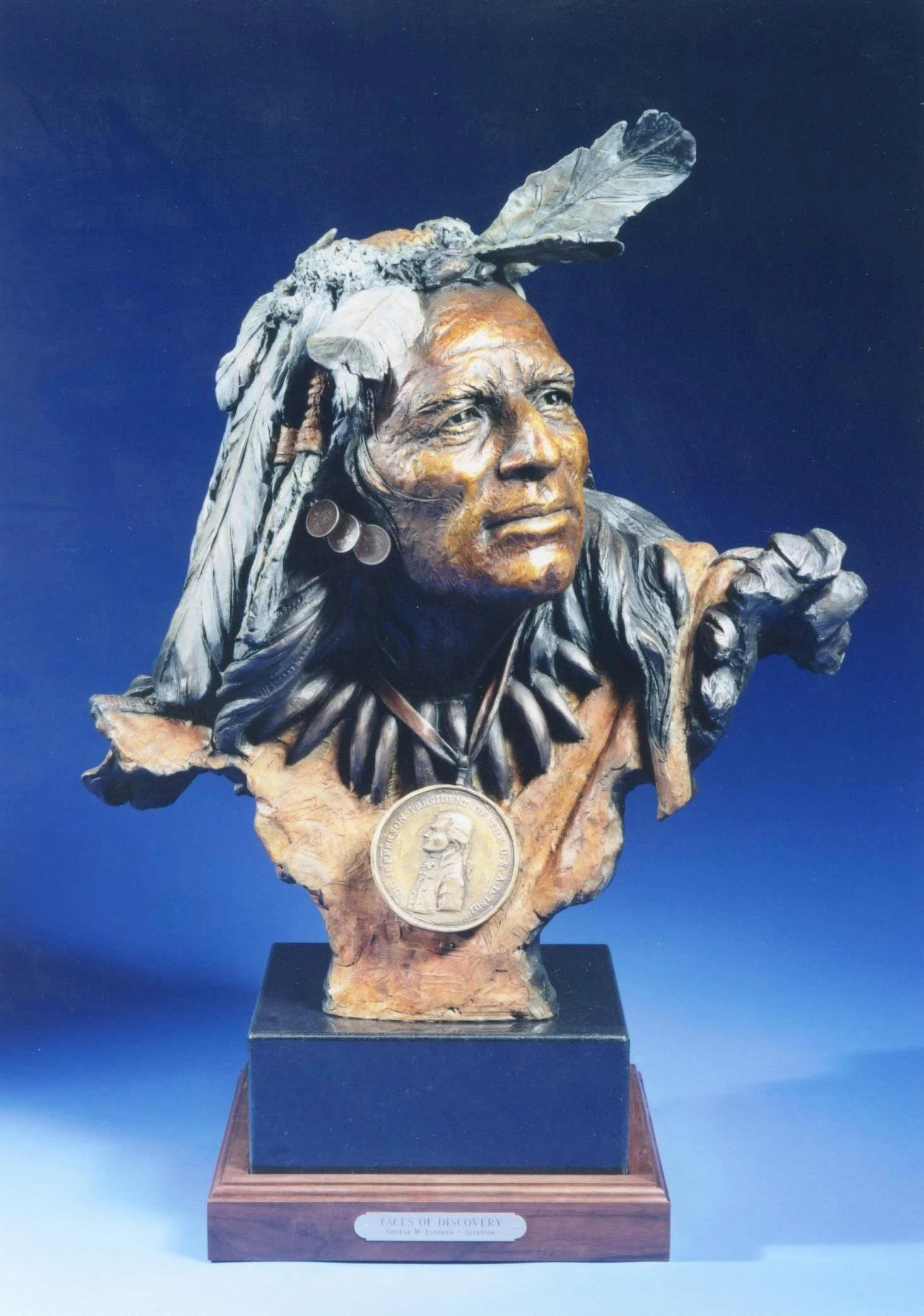 "Faces of Discovery" by George Lundeen