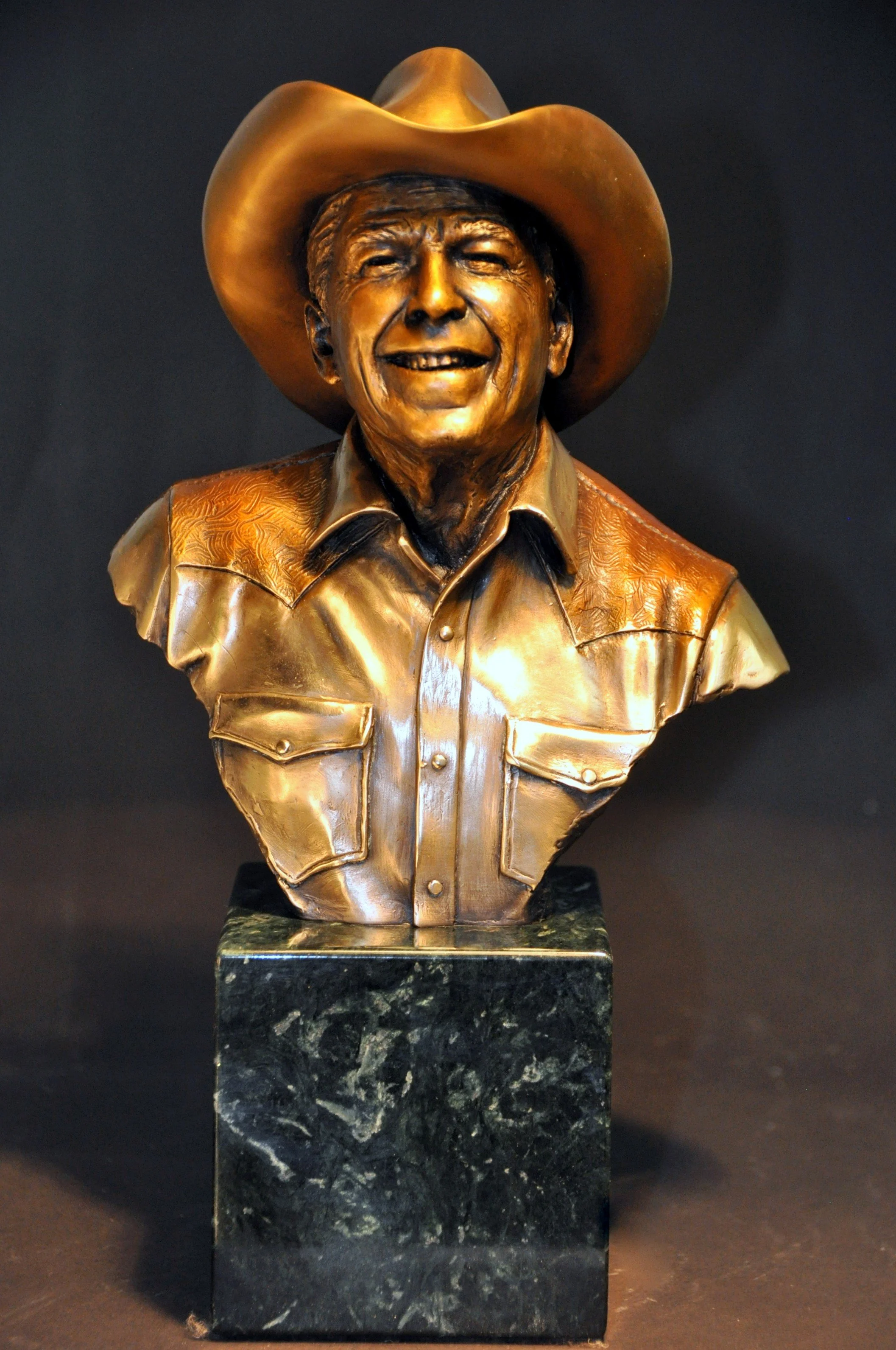 "Ronald Reagan Bust" by George Lundeen and Mark Lundeen