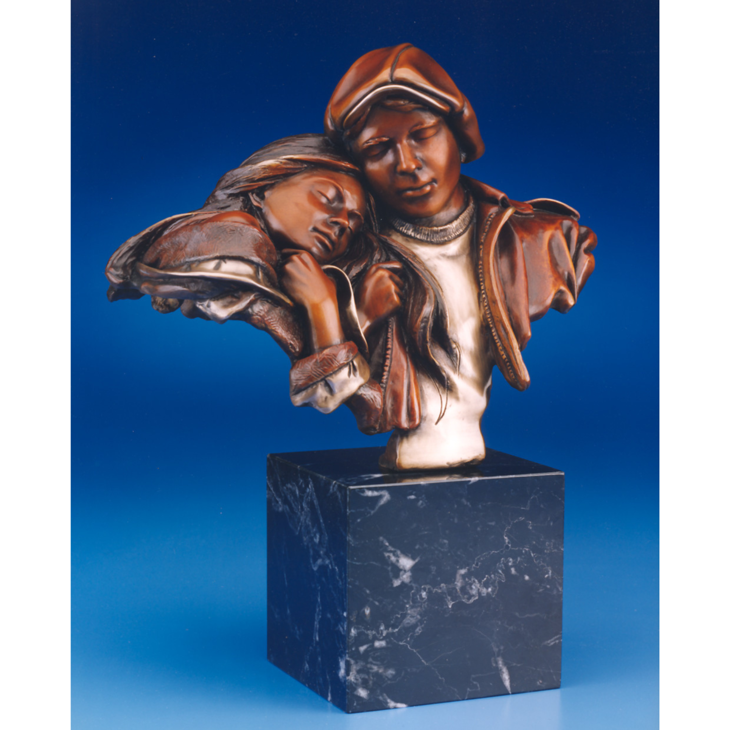 Departure Study - Bronze Couple Sculpture by George Lundeen