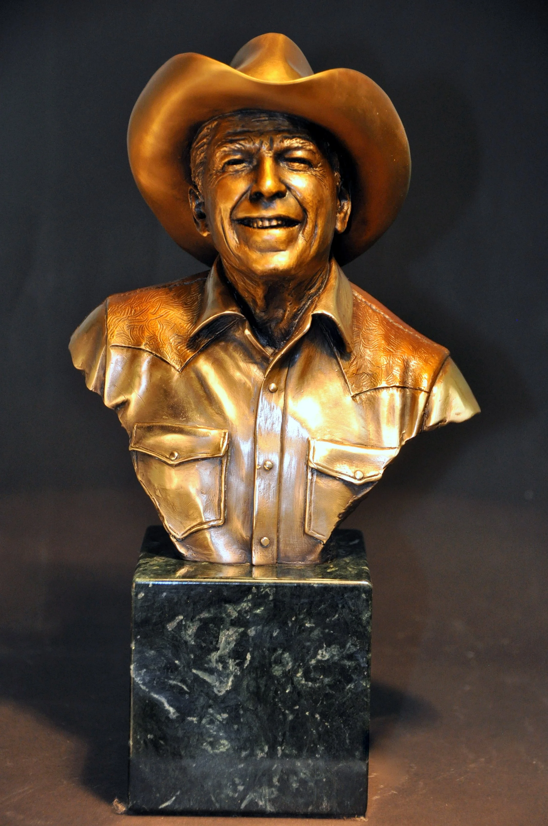 "Ronald Reagan Bust" by George Lundeen and Mark Lundeen