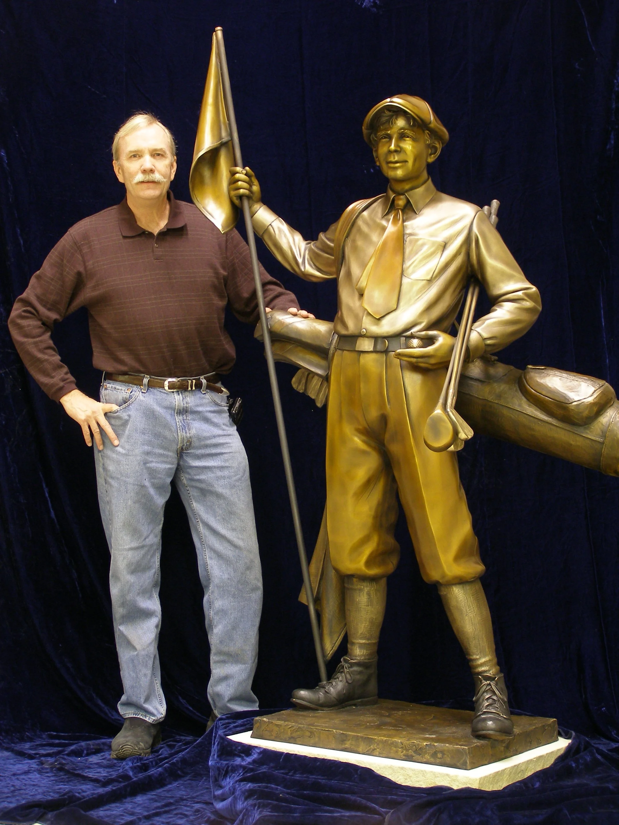 Caddy LS w George.JPG