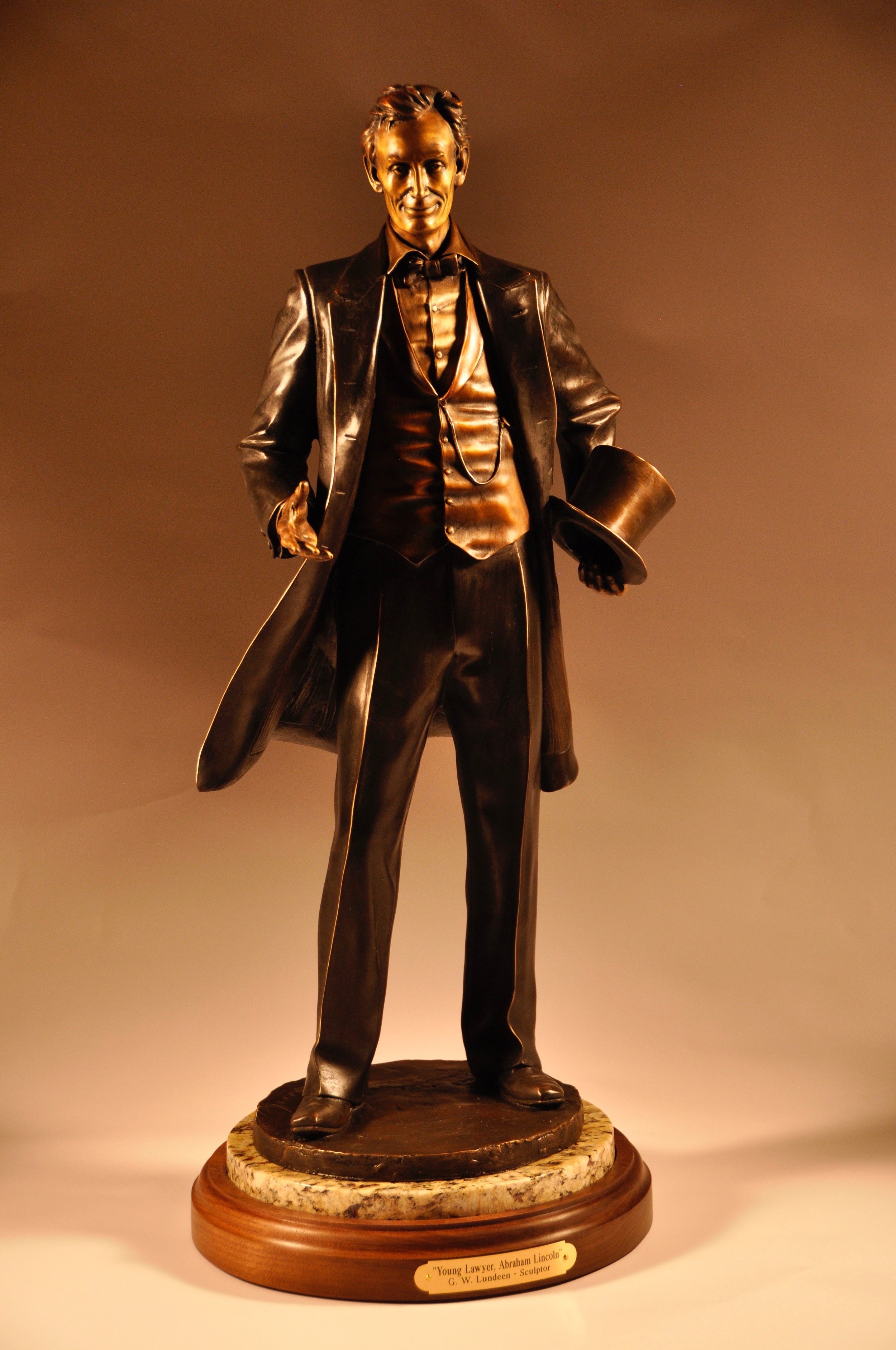 "Young Lawyer, Abraham Lincoln" by George Lundeen