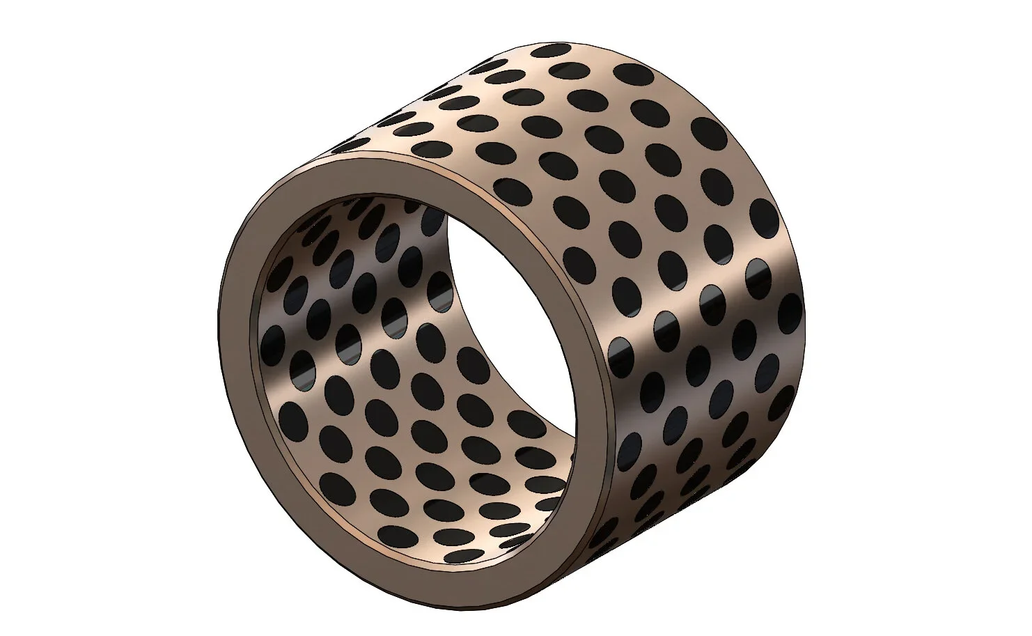 Lubron SL Bushings (PTFE Oriented Powders, C86300 Manganese Bronze)