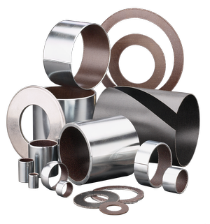 Collection of various metal and rubber gaskets and rings.