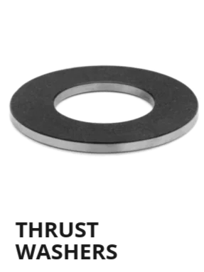 A flat black rubber washer with a circular hole in the center, used in mechanical or plumbing applications.
