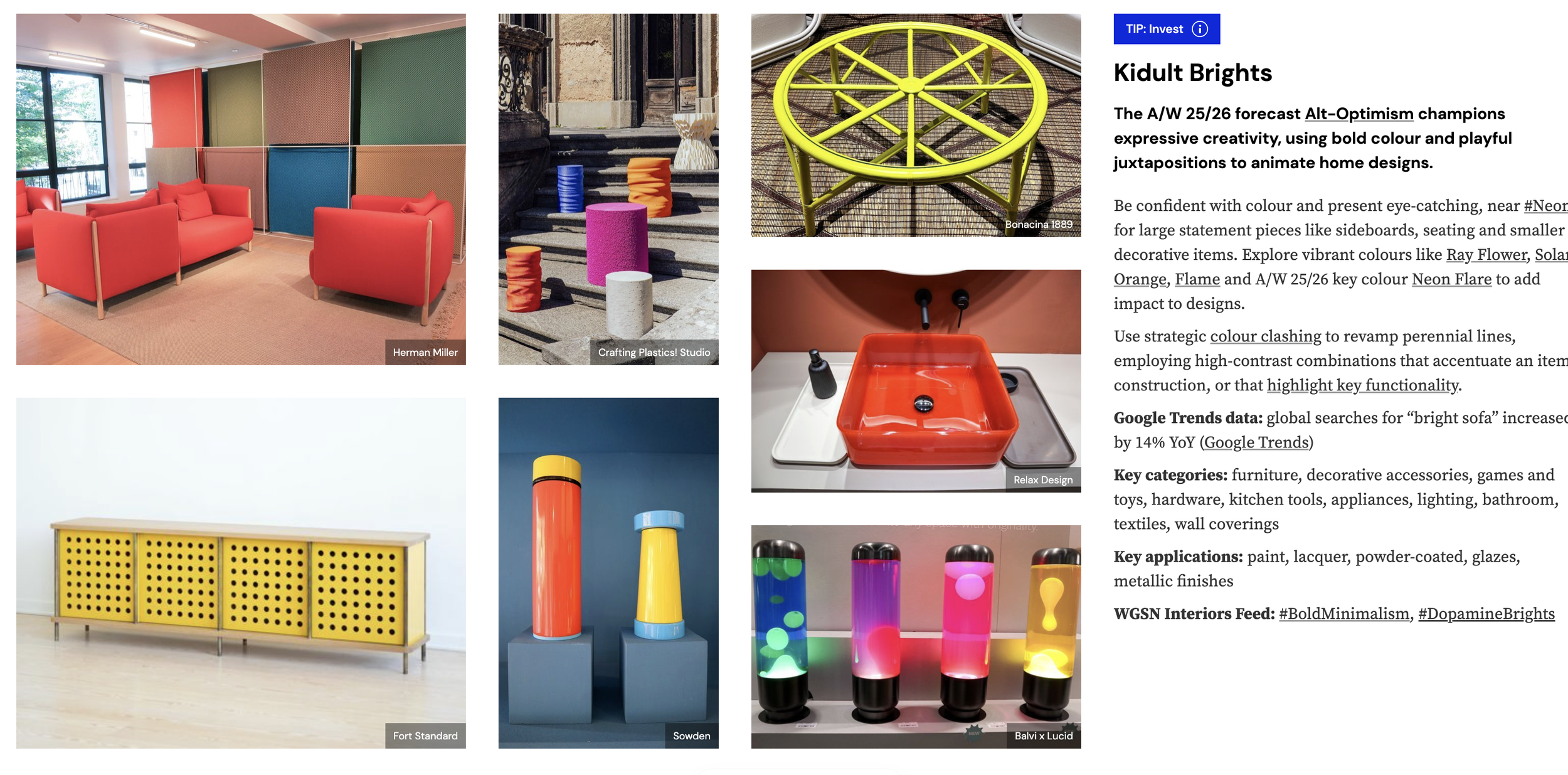 WGSN: Buyers’ Briefing A/W 25/26: Colour & Print