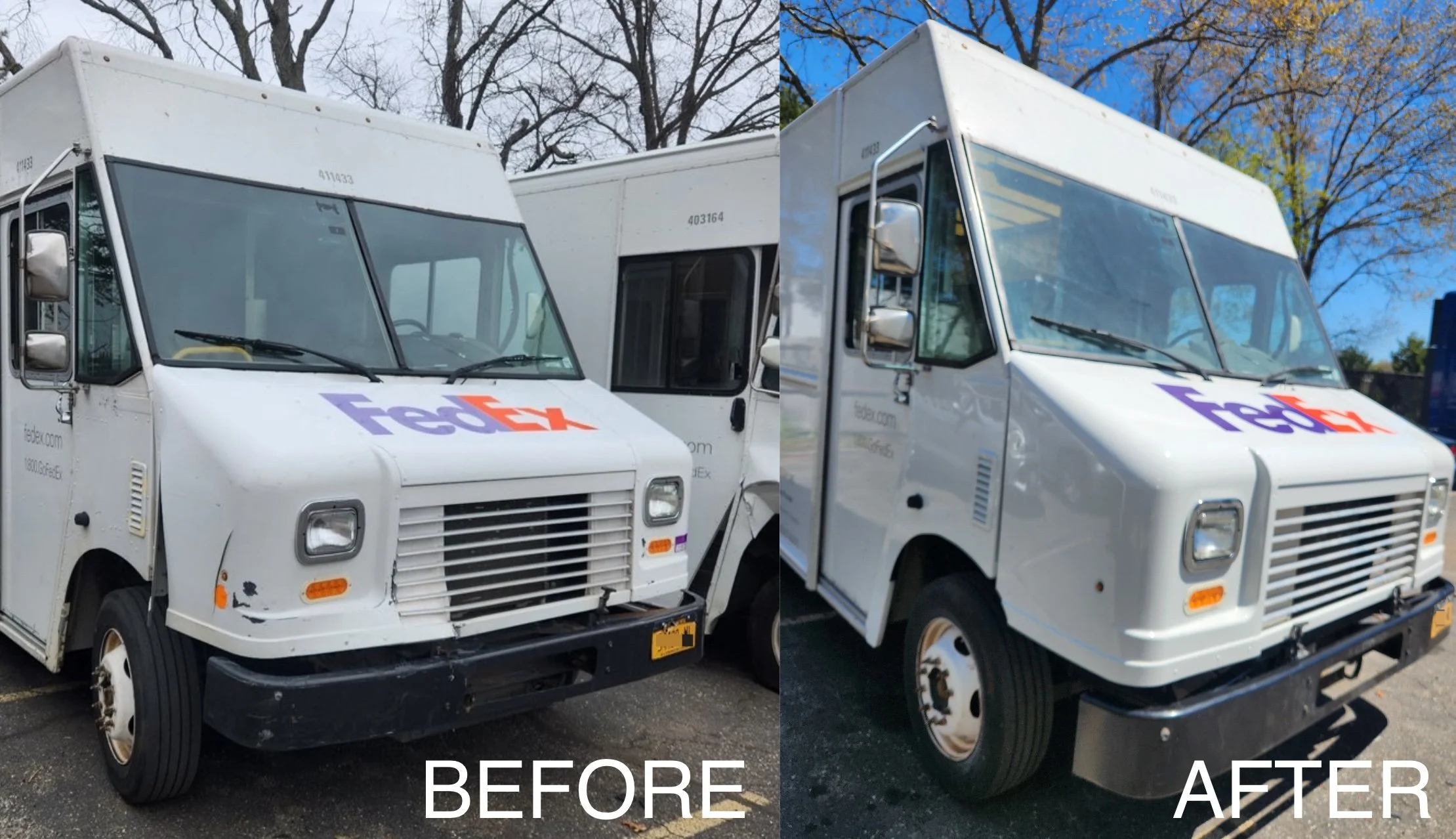 Truck repair fiberglass work Truck painting Huntington NY.jpg