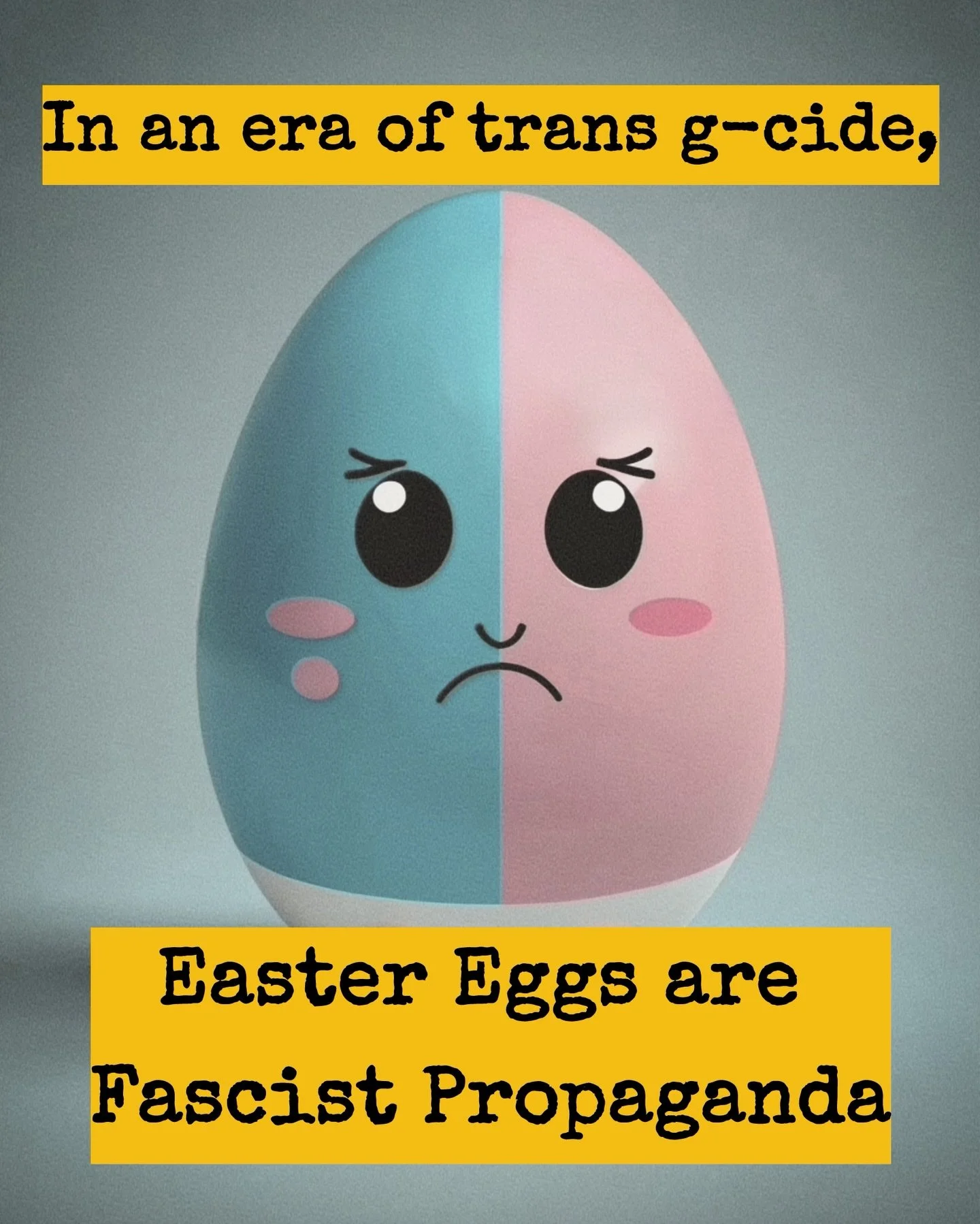 Don&rsquo;t ever accuse us of ova-reacting.