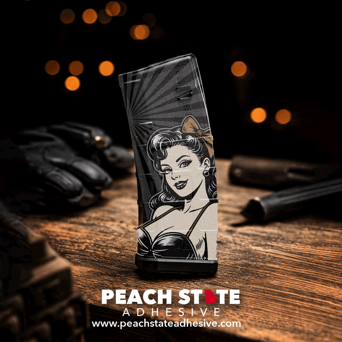 Pinup & Rays PMAG SVG FILE