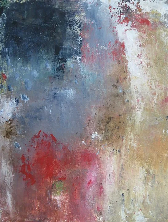 Rays of Hope, mixed media on canvas, 24"x18"