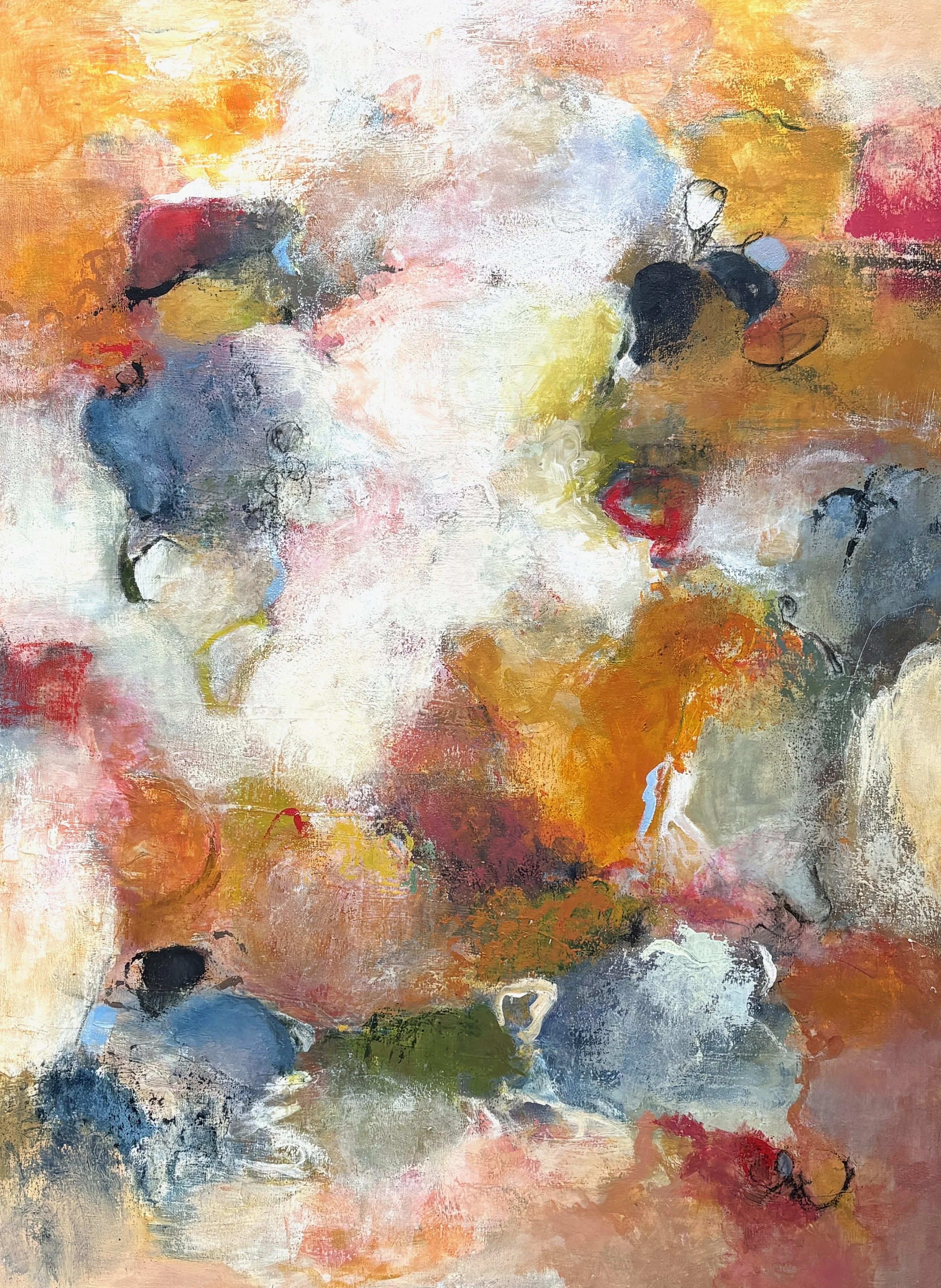 Higher Realm, mixed media on canvas, 72"x48"