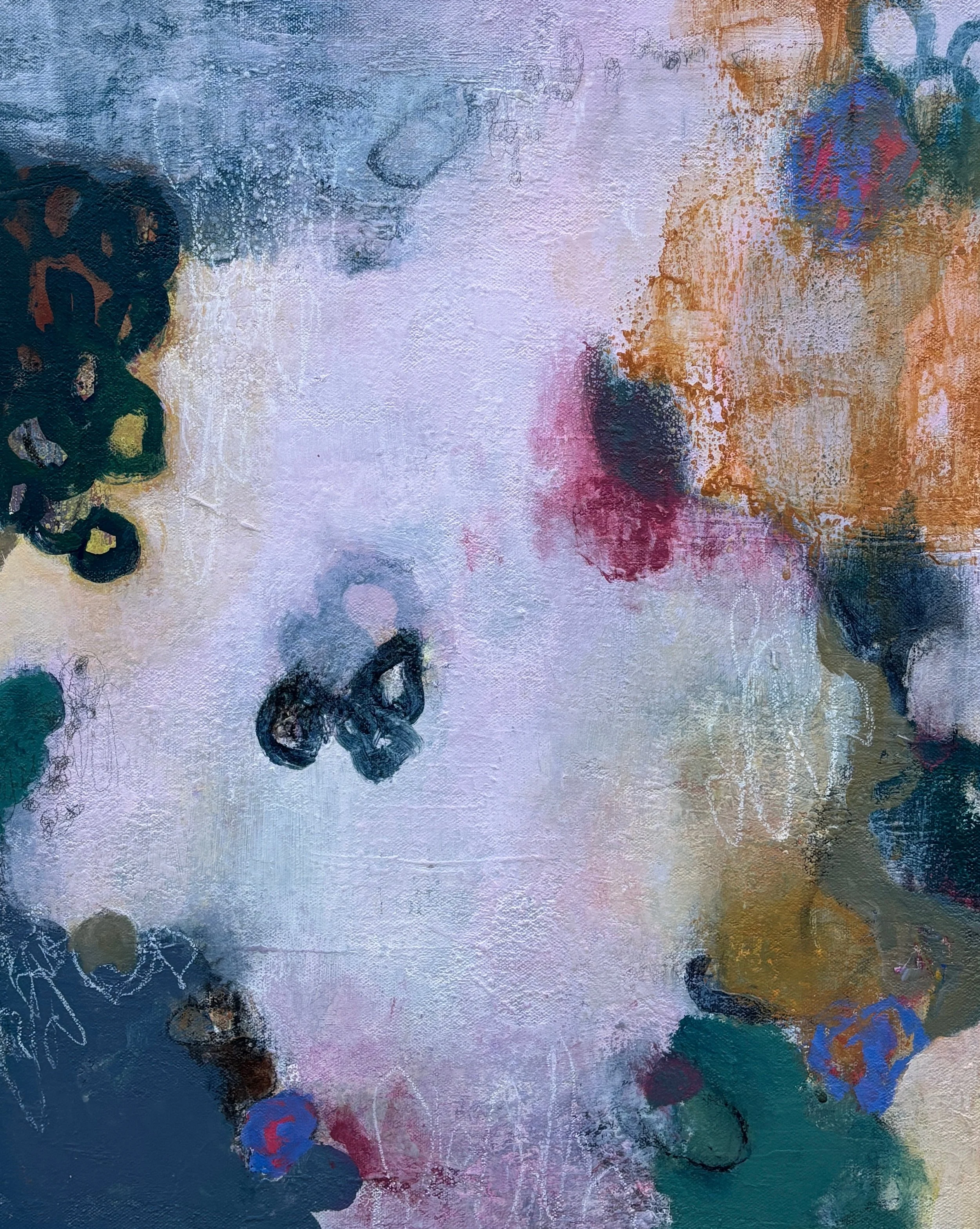 Portals to Light, mixed media on canvas, 24"x18"