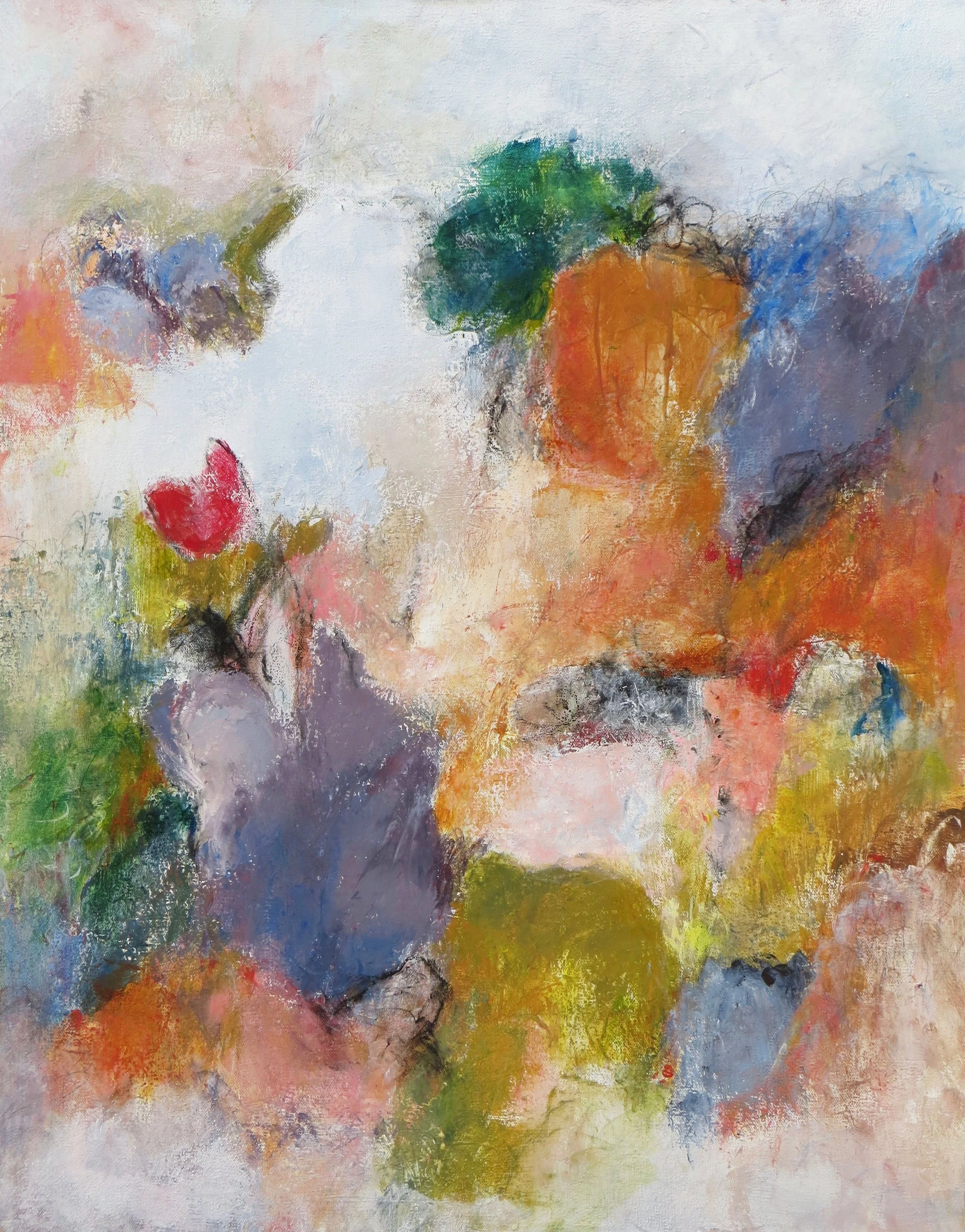 Where Are We Now?, mixed media on canvas, 30"x24"