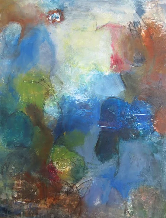 Light Still Shines, mixed media on canvas, 24"x18"