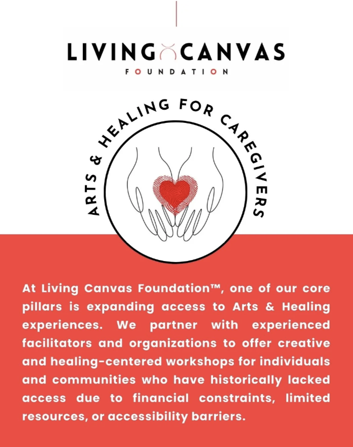 Living Canvas Foundation - Arts & Healing for Caregivers Workshop