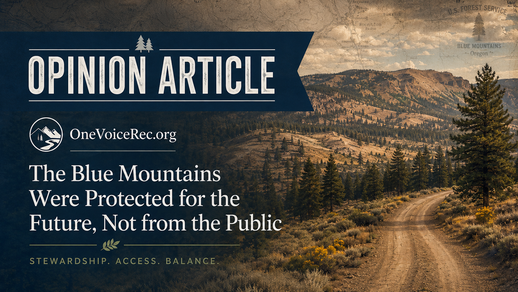 Opinion: The Blue Mountains Were Protected for the Future, Not from the Public