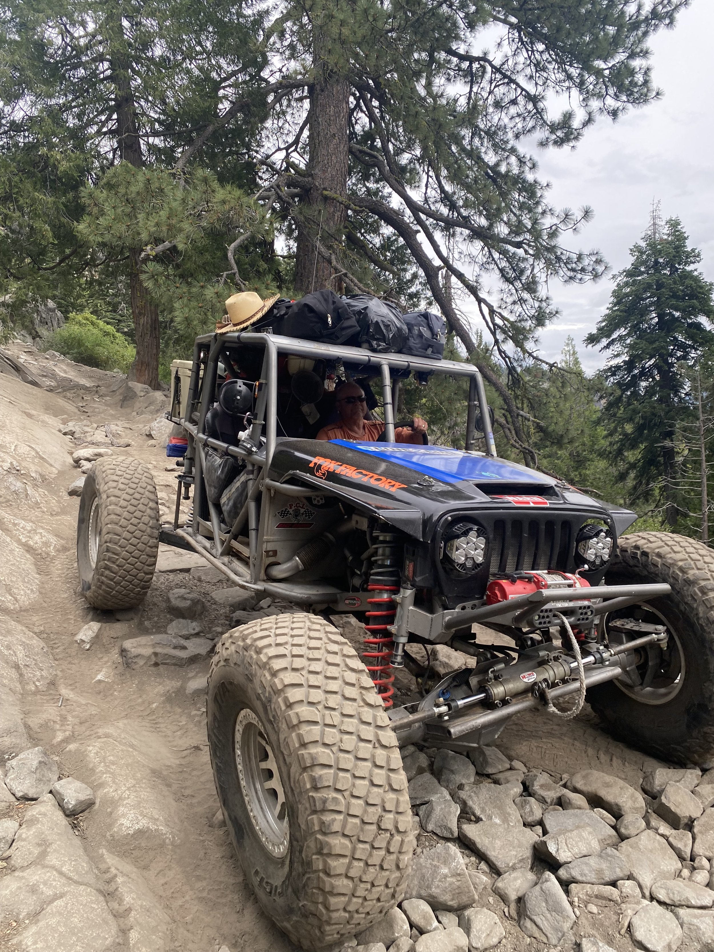 Bart Dixon Pilots his Rock Buggy on the Rubicon Trail