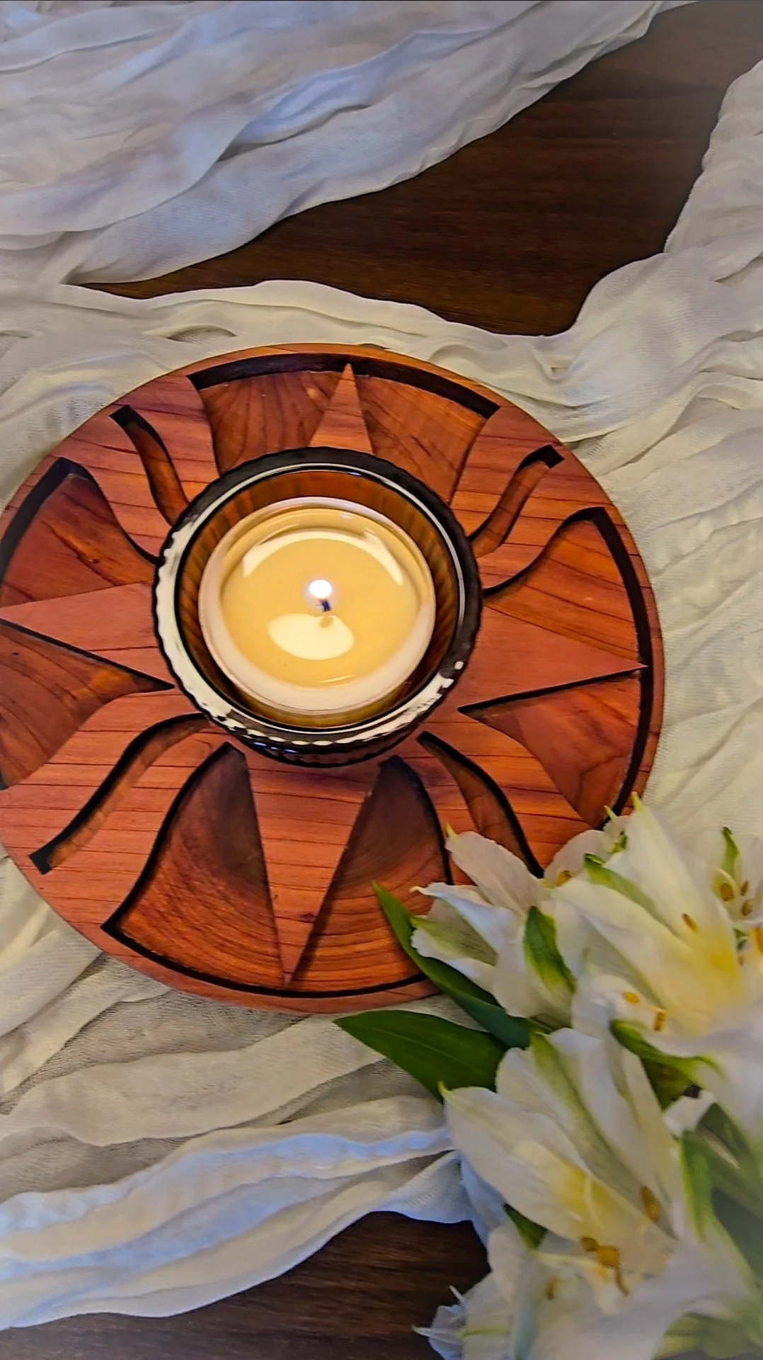 The Sun Disc Candle Holder
