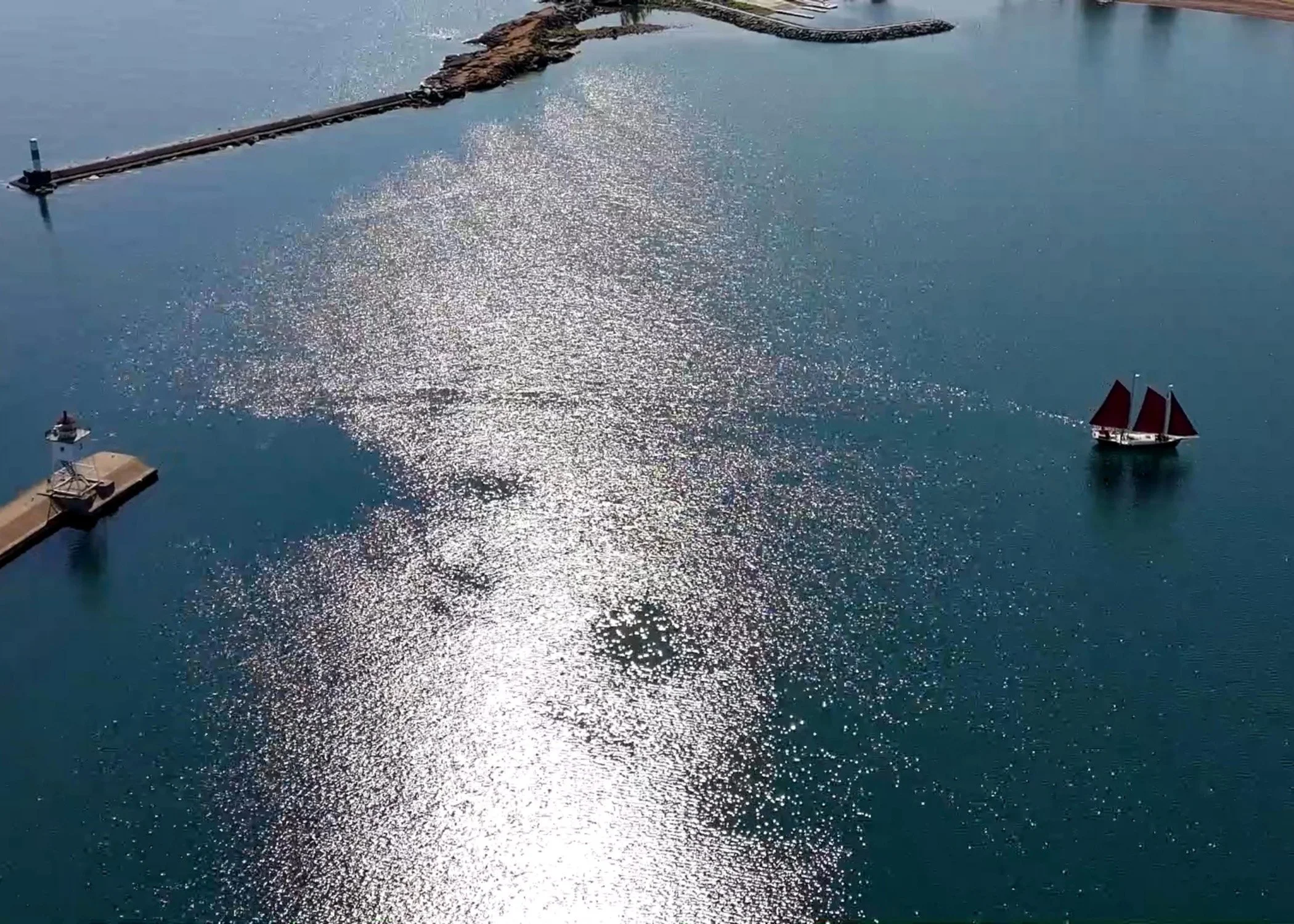 Schooner Coming into Port