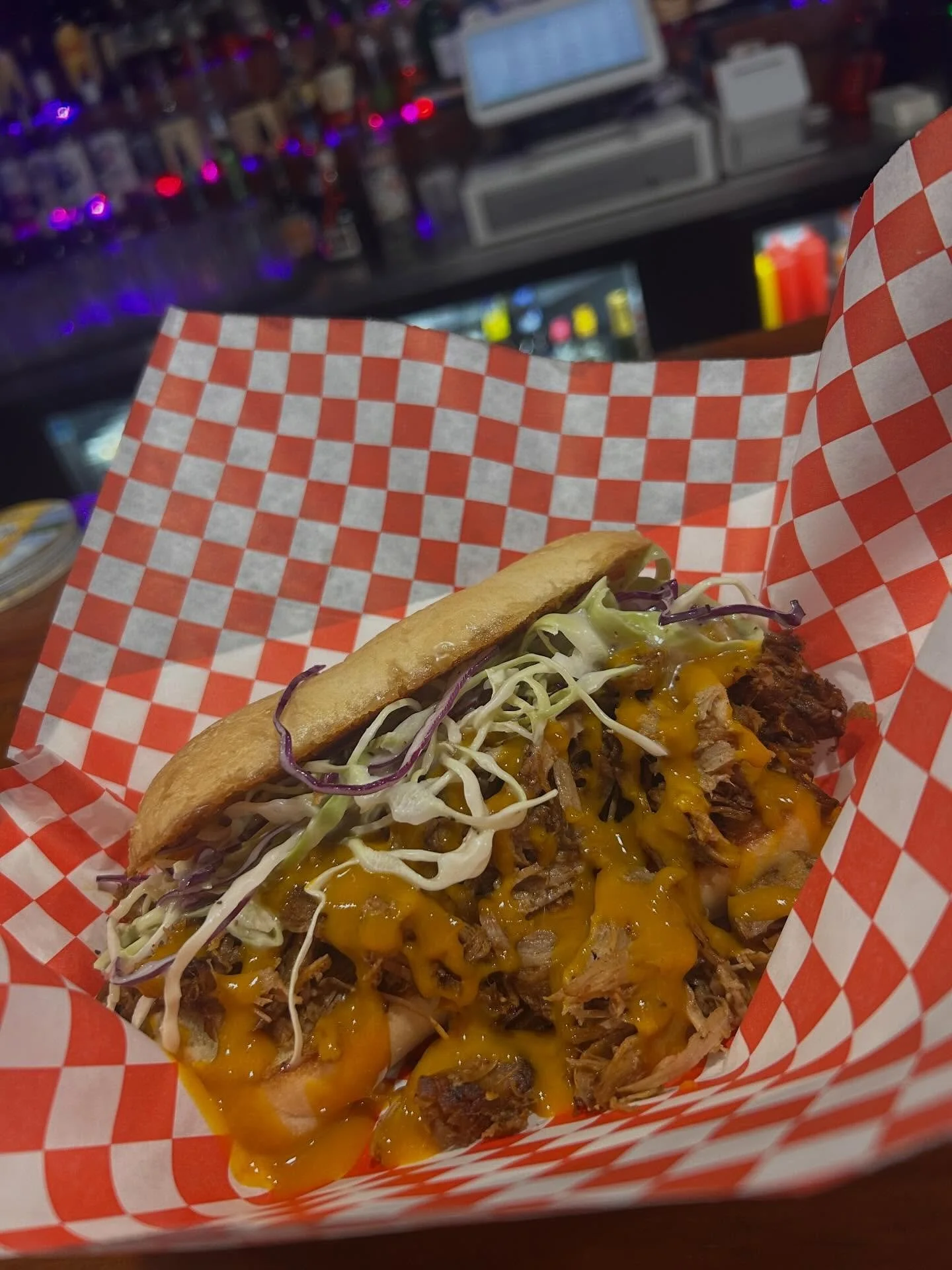 Sunday Special:
 Carolina pulled pork!
48 hr marinated pulled pork on a toasty French roll, shaved slaw and Carolina golden bbq sauce!

And it&rsquo;s pool night!!! Breakage at 3pm!