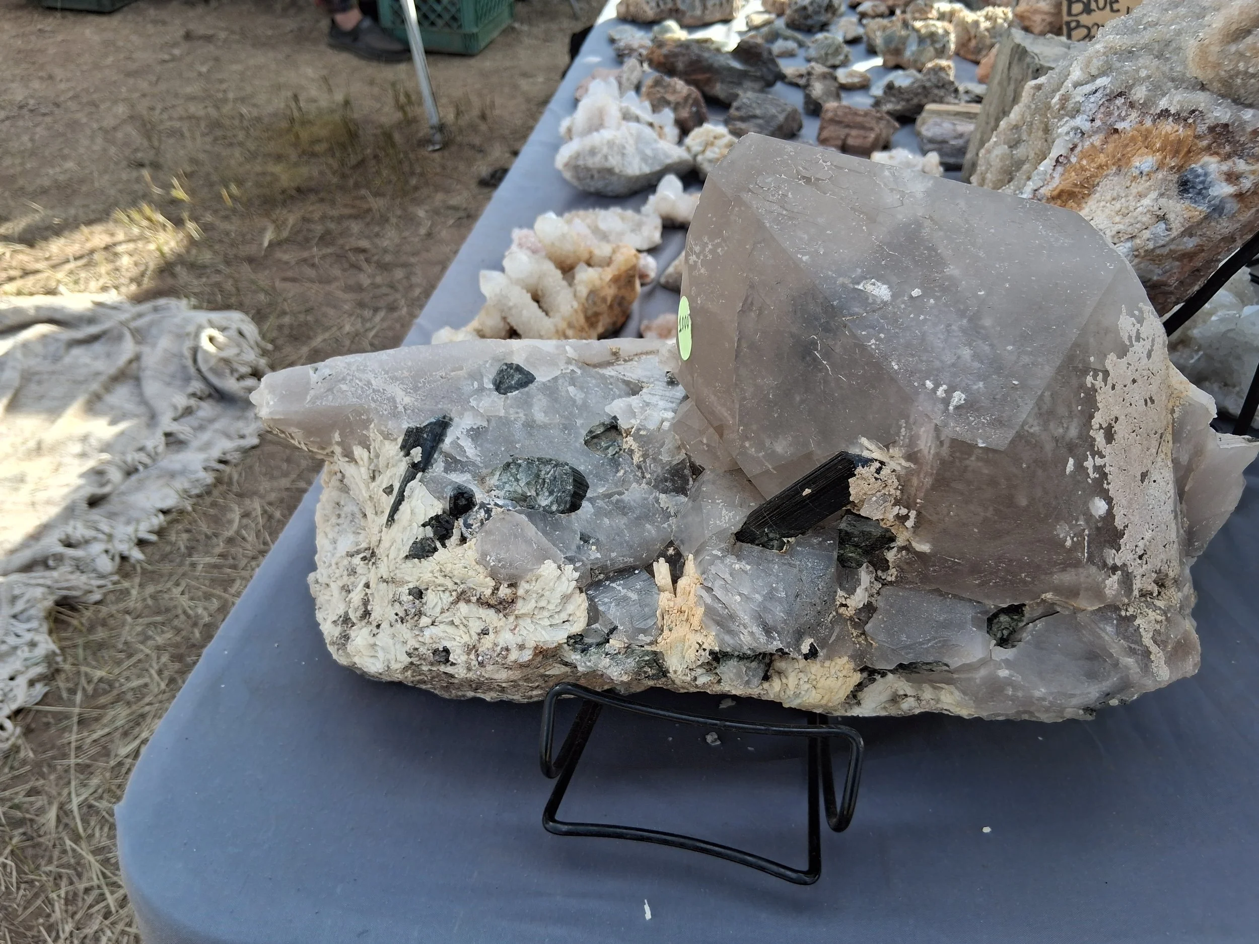 Smokey Quartz with Tourmaline