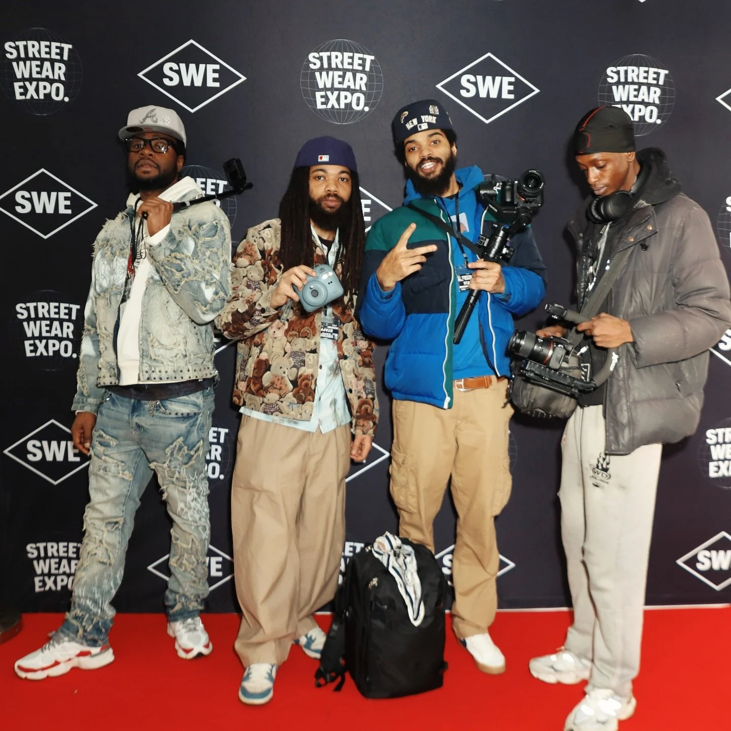 The team behind the lens. 🎬
On the ground for NYFW &mdash; capturing the culture in real time.

📍 @thestreetwearexpo 
📸 @face.it.photography