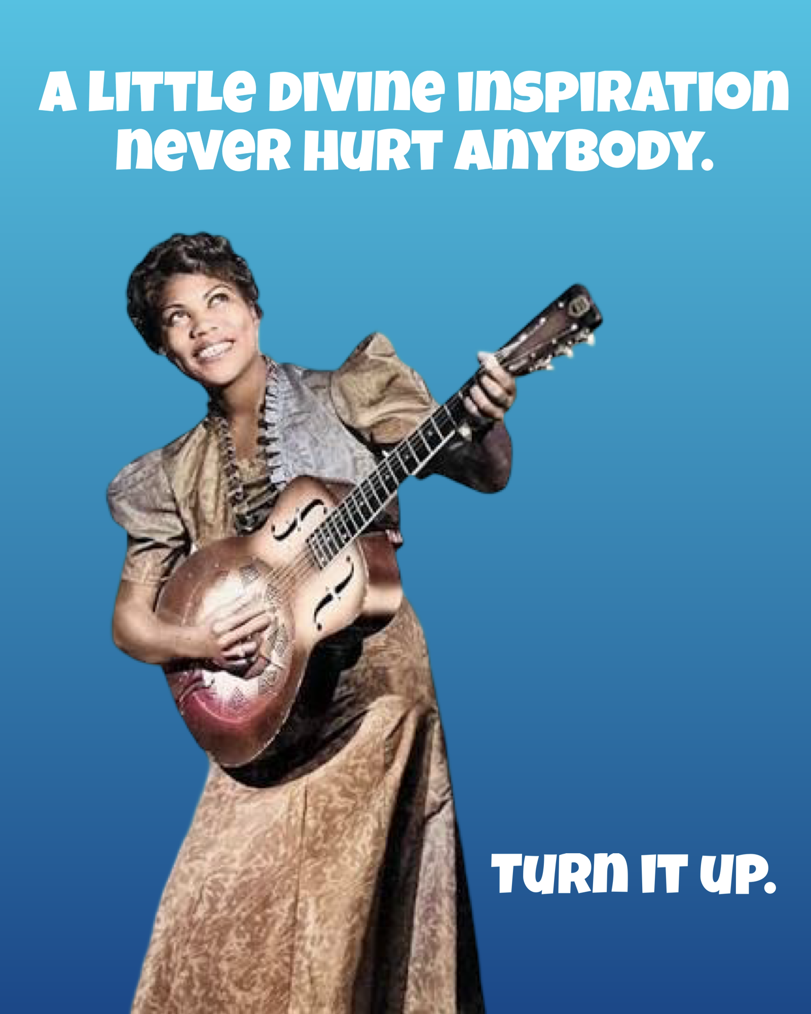 Sister Rosetta Tharpe, Patron Saint of Making a Joyful Noise (1915-1973)