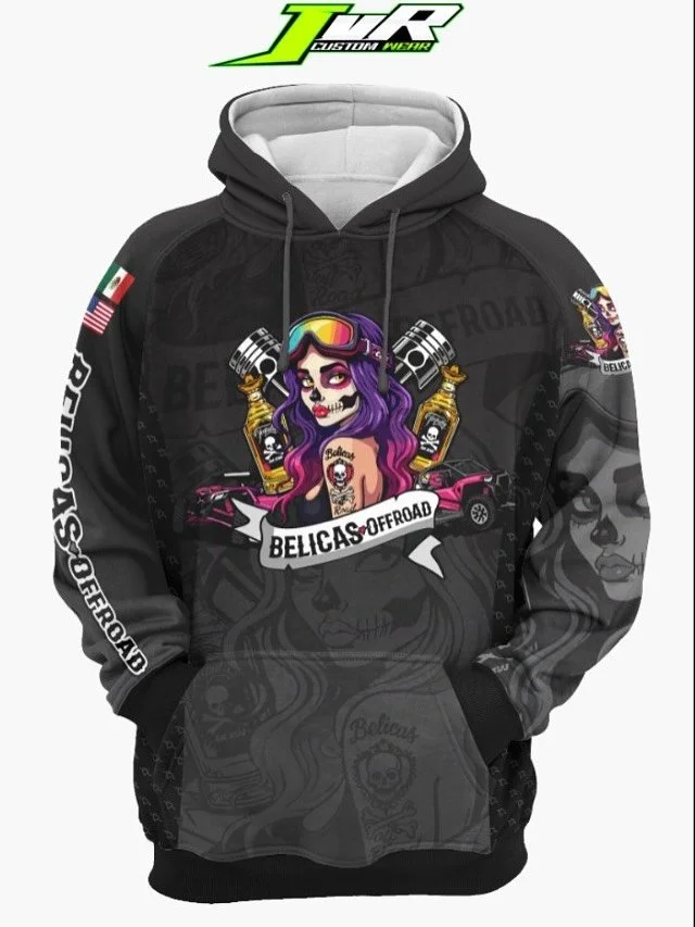 Hoodies for Belicas off road 😈😈 

Send us a DM 📲 to start a design for you! 

&bull;No minimum orders