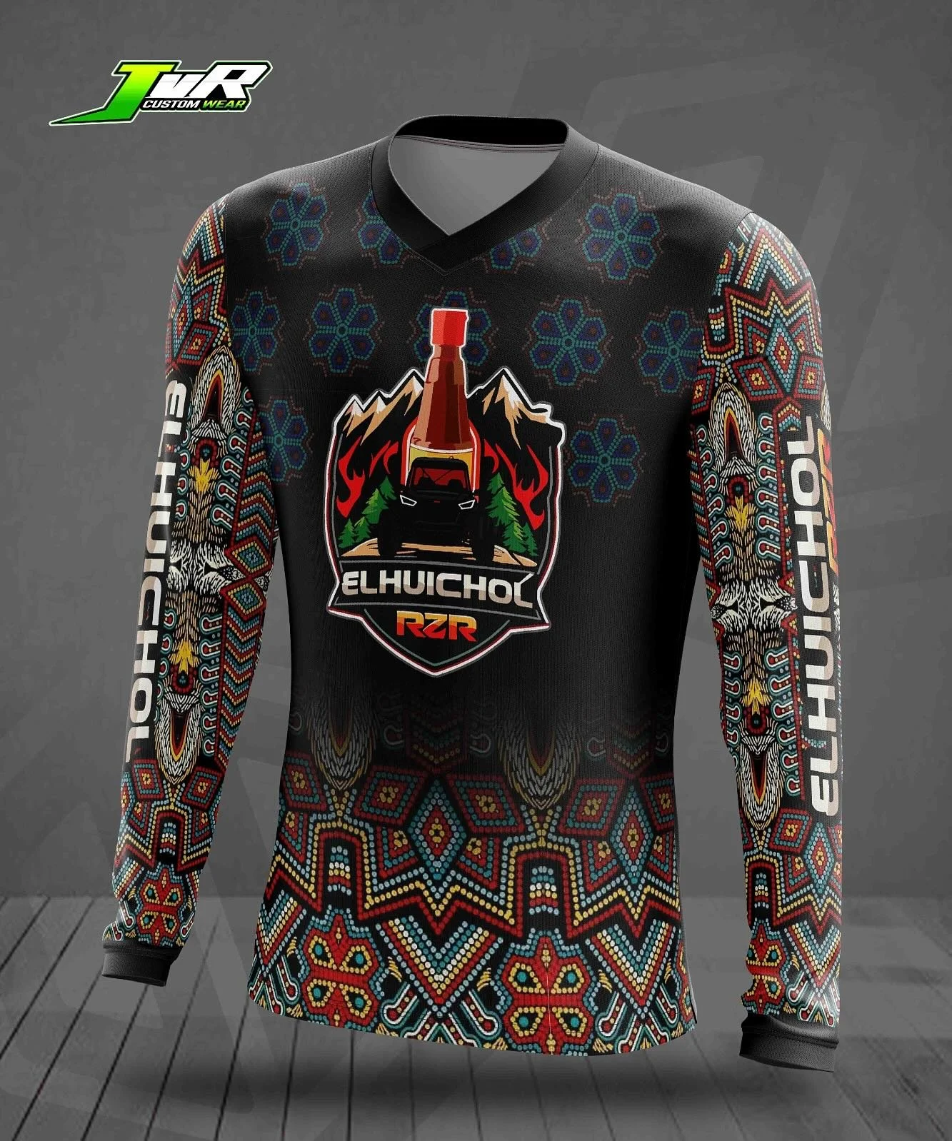 El Huichol 🐅
Fully customized jerseys for your team! 
&bull;Full print 
&bull;100% polyester 

Send us a DM 📲 to get a custom design
