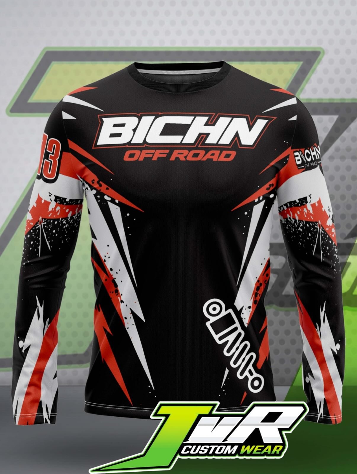 Design available for customized jersey! 
Choose any colors and add any logos 👆🏼