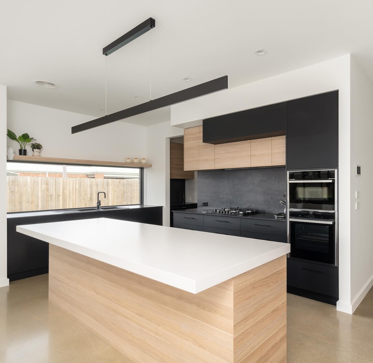 Timeless appeal for this kitchen. @polytec @stoneambassadoraus #winning