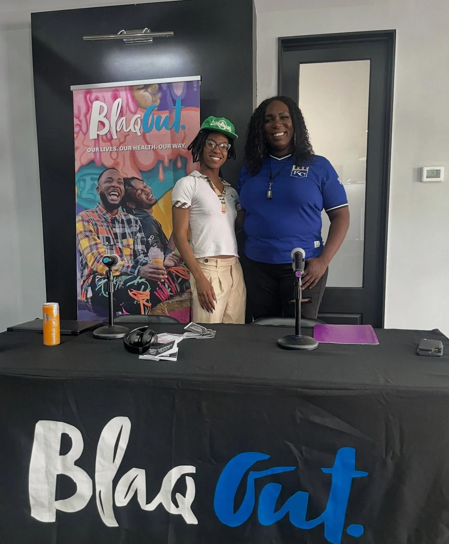 Glad I was able to visit @blaqoutkc to attend a panel discussion hosted by @transguysgatherkc with community leaders Korea and Anakin about building space, community and power in LGBTQ communities, with respect to the Black queer and trans community.