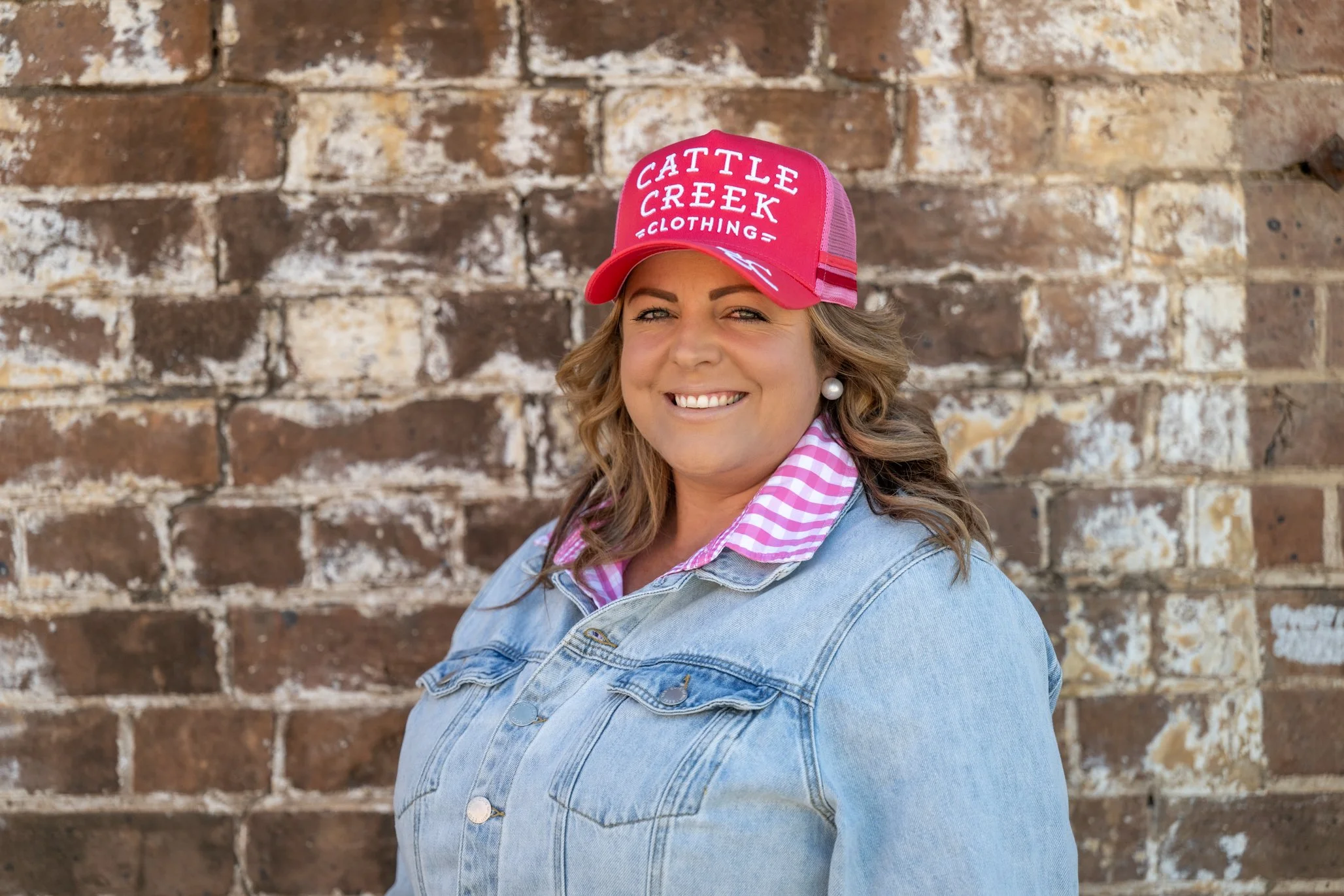 3C Trucker Cap in Watermelon & Pink