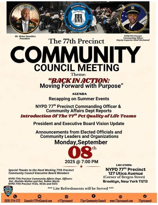 77th Precinct Community Council Meeting