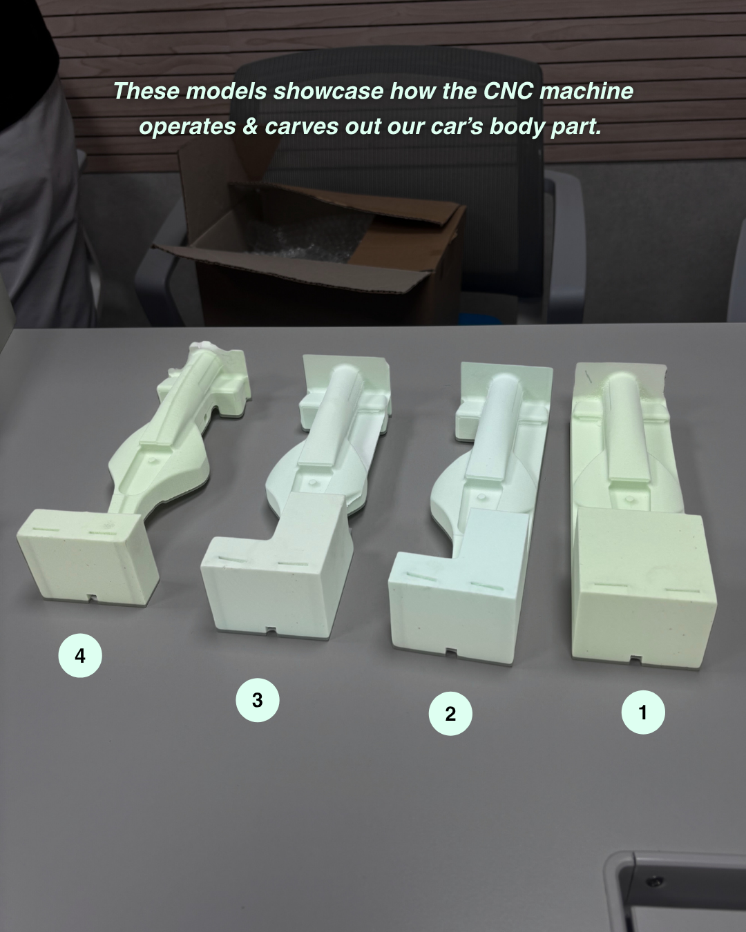 How the carving (via CNC machine) works