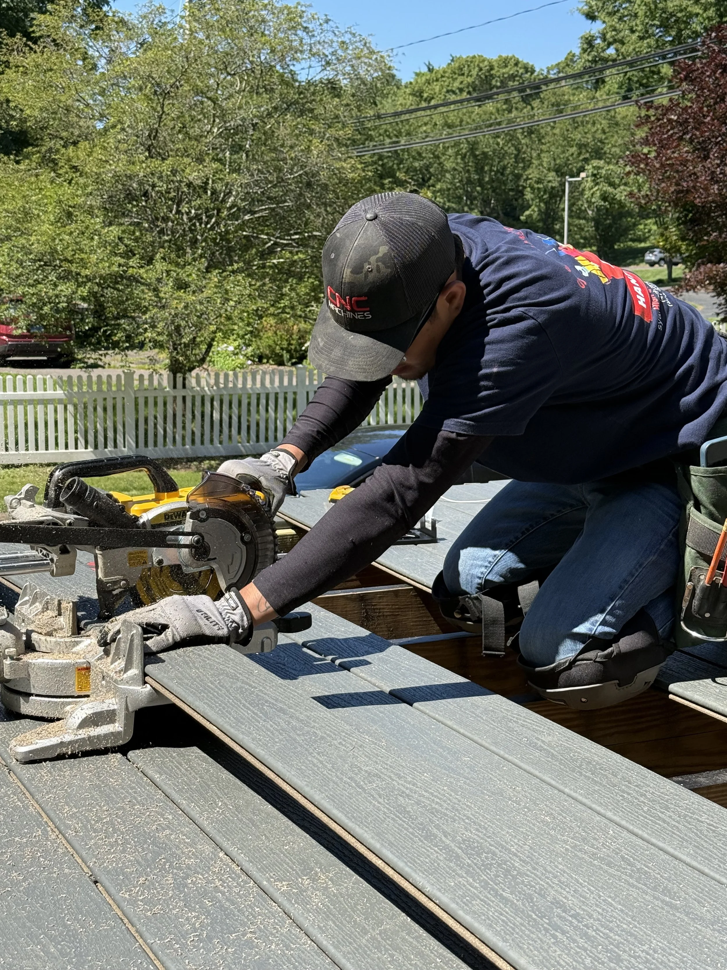 Elevate Home Improvement using premium materials Trex in Wallingford, CT