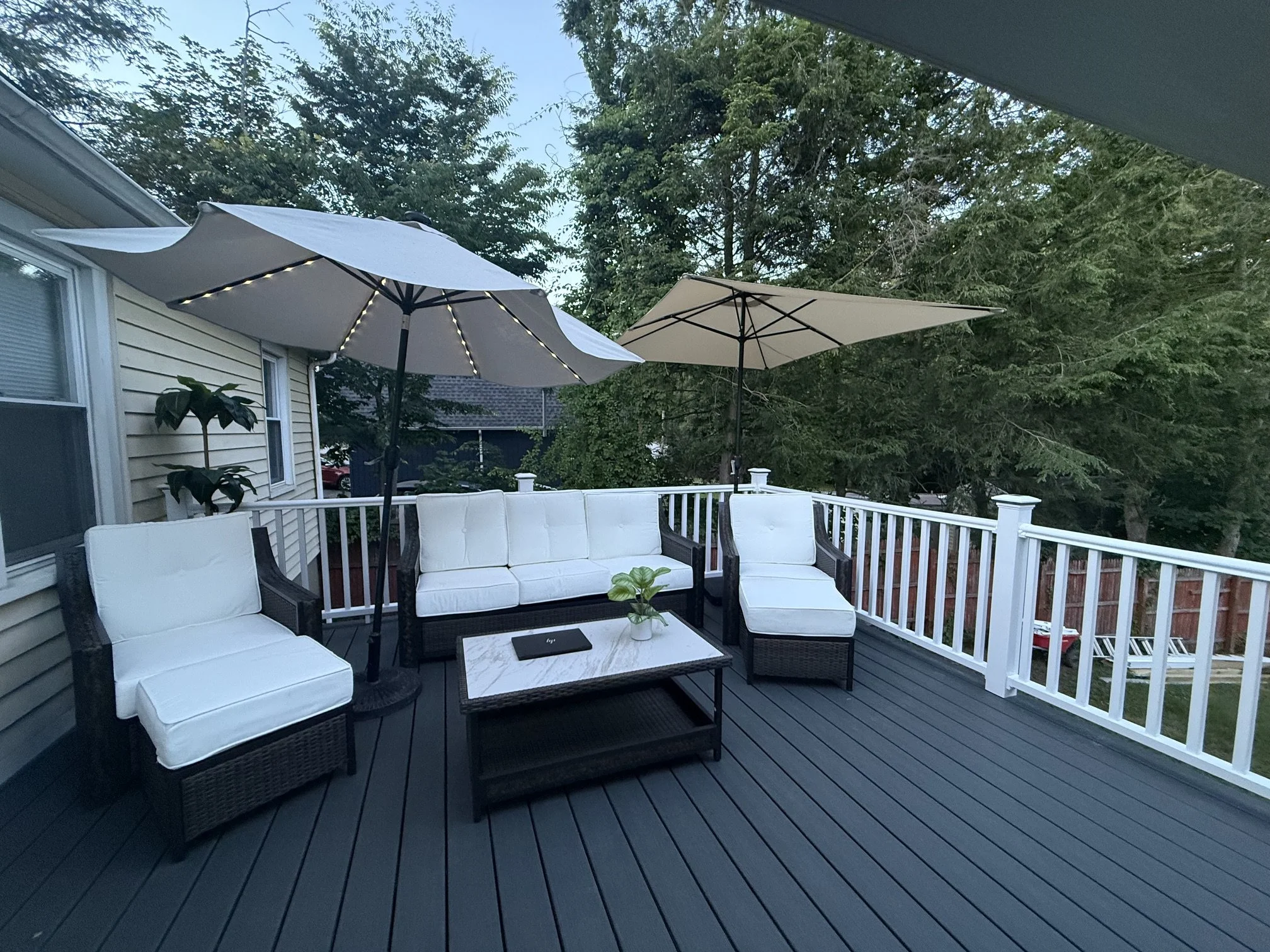 Premium Materials Trex composite deck build, South Elm St, Wallingford CT"