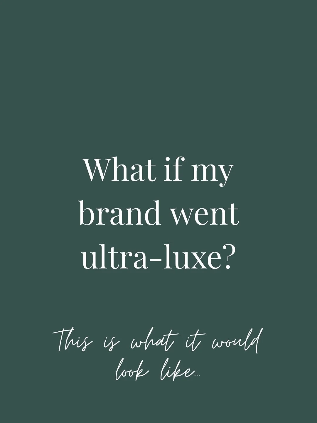 Playing with some branding tonight for @littlebosleyphotography and it inspired me to play around with my own. 🥰
No, I won’t go “ultra-luxe” in branding, but it is fun to imagine! 
When choosing the brand “vibe” for S