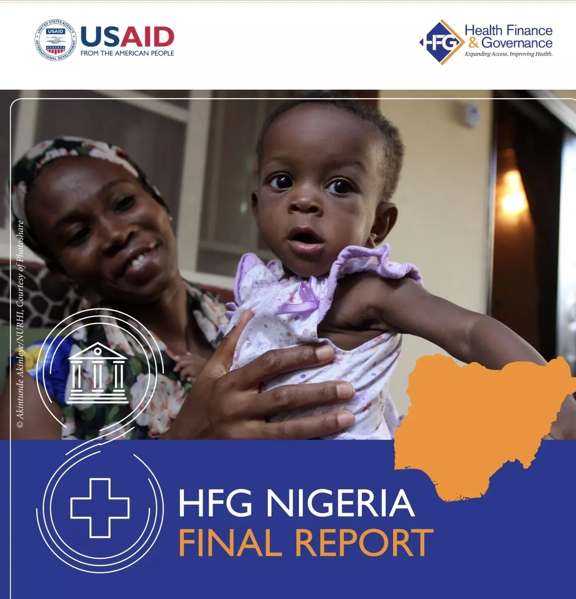 Cover of the Health Finance & Governance Project's final report for Nigeria.