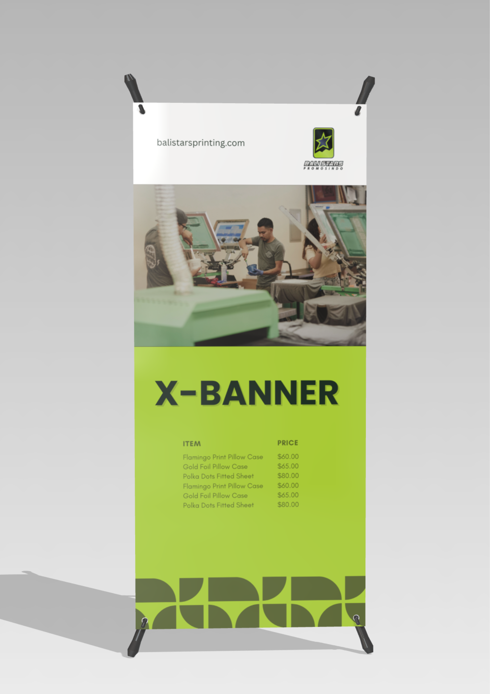 x banner custom