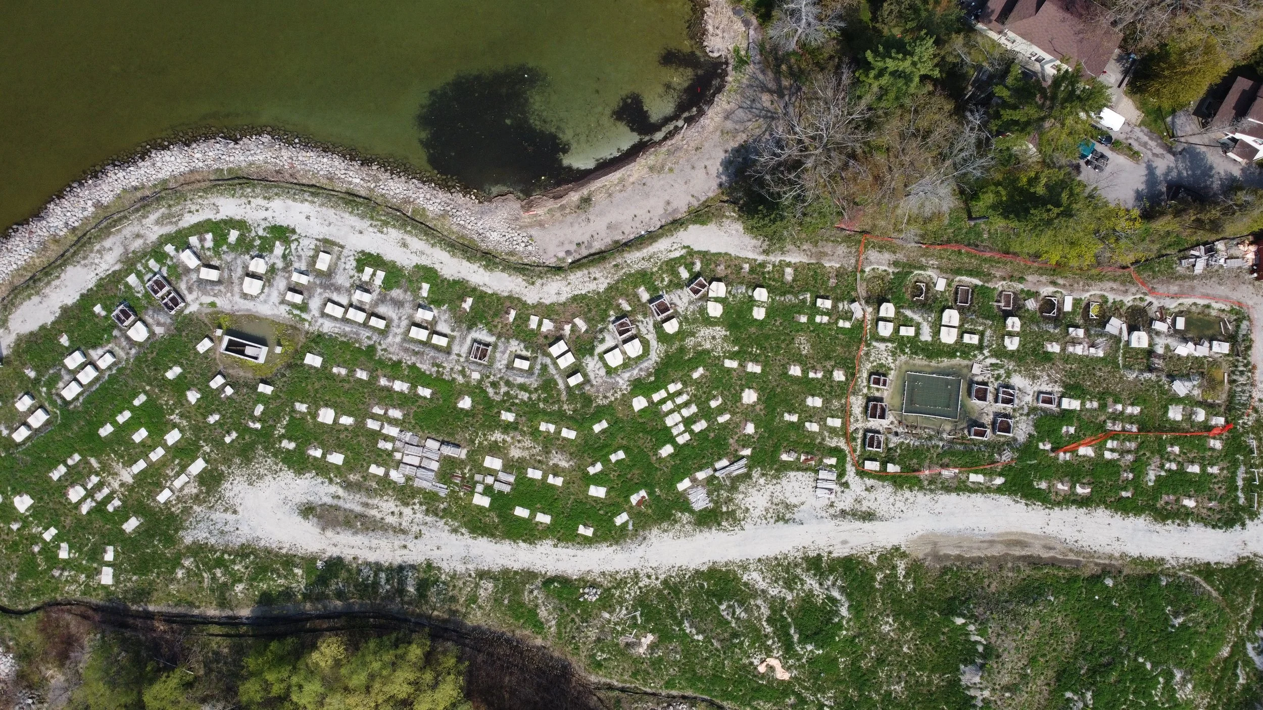 Aerial view of a Garnet Group site.