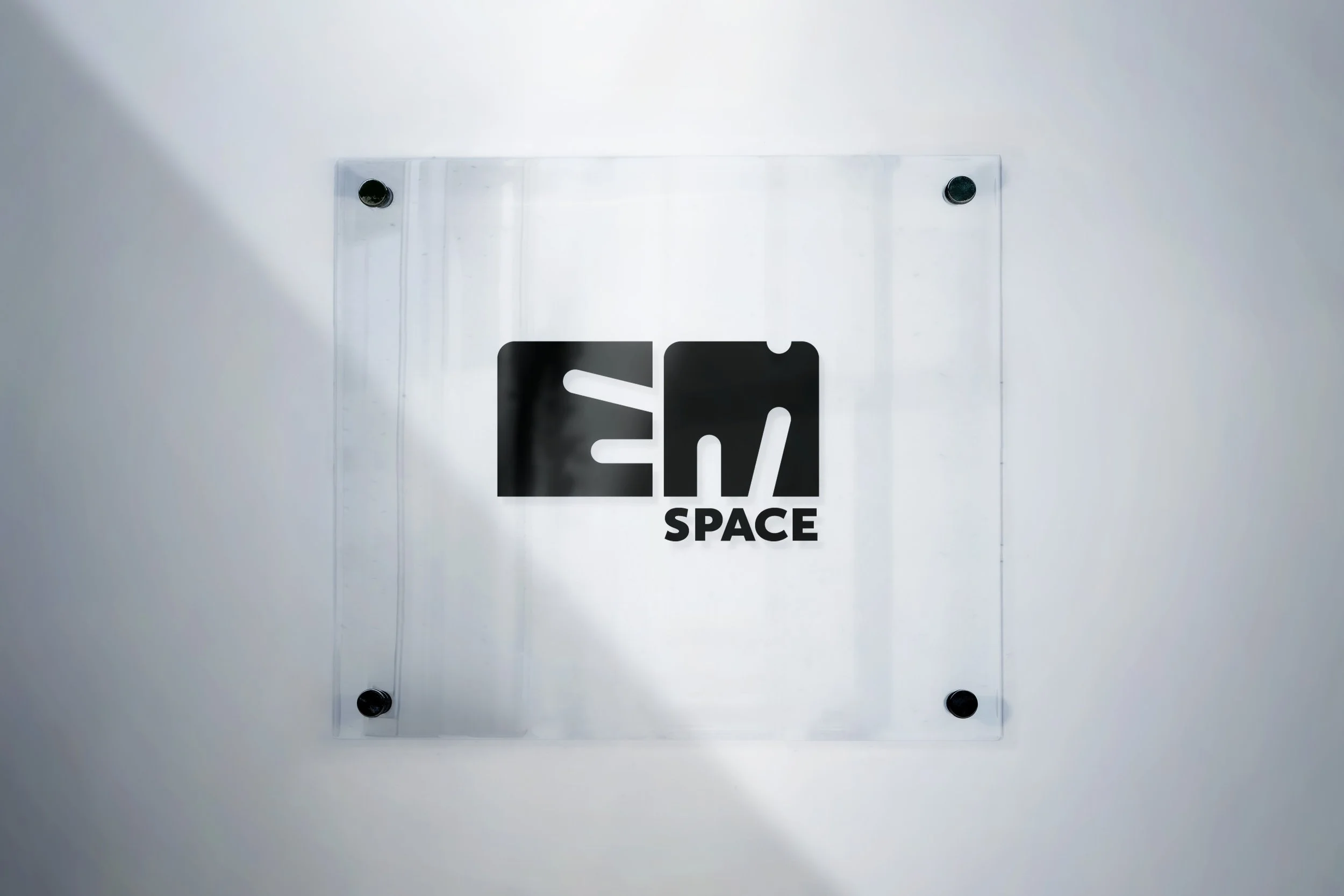 Visual Arts Gallery—Em Space Logo