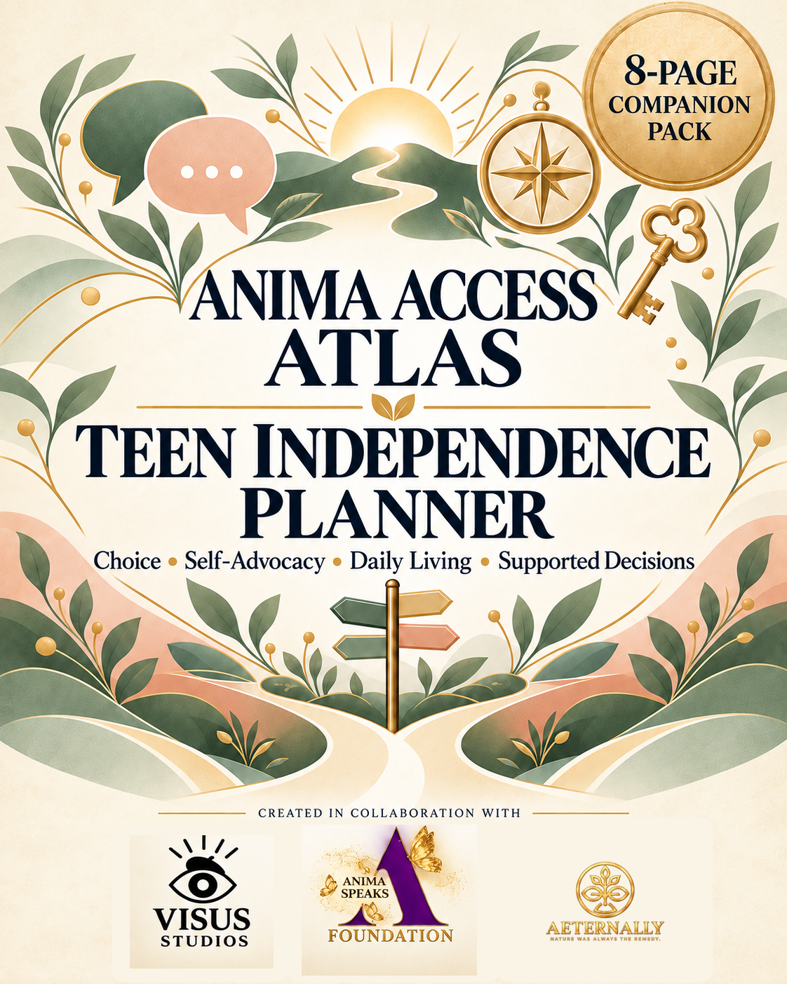 Anima Access Atlas Teen Independence Planner — Autism Life Skills Support