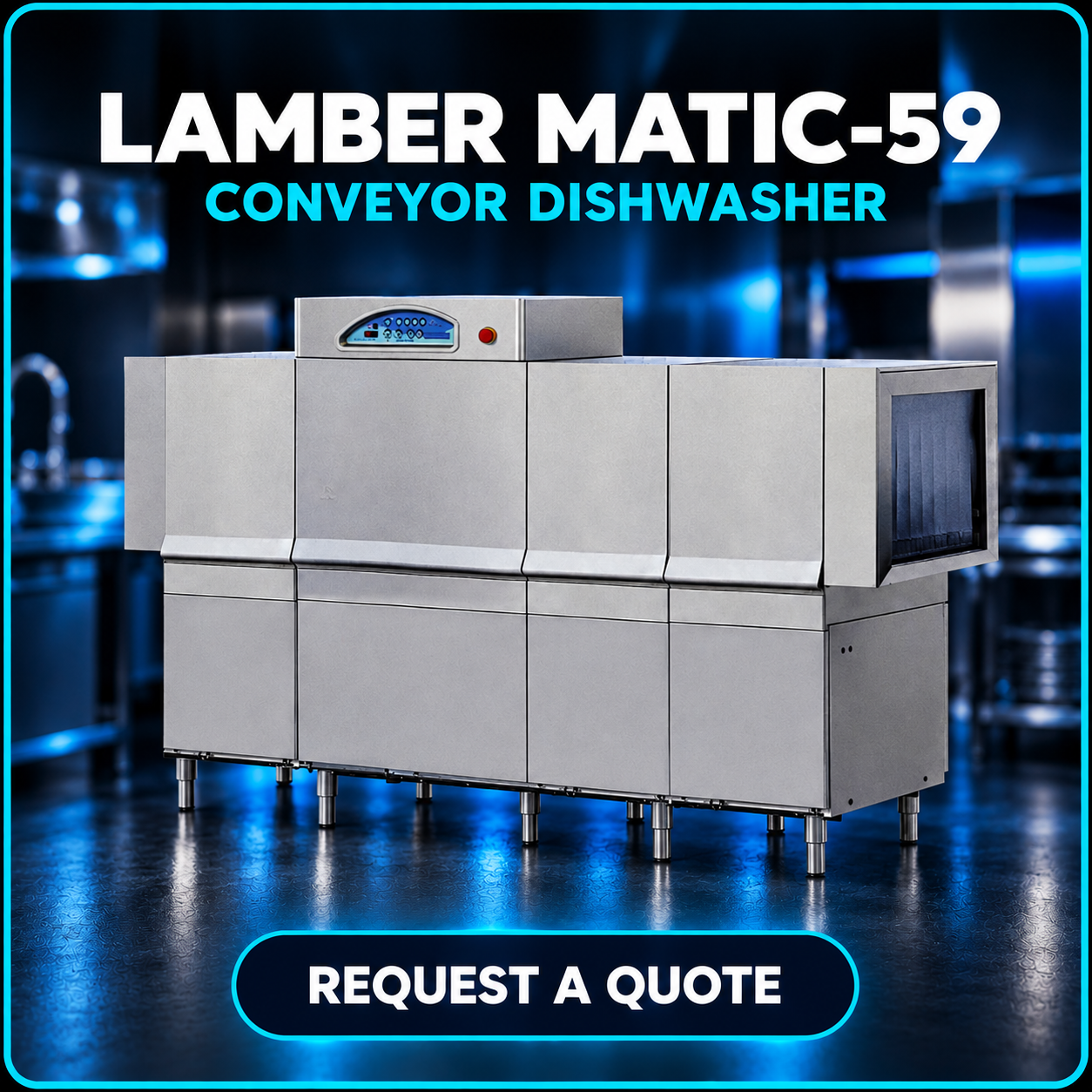 Commercial Lamber Dishwasher model 59