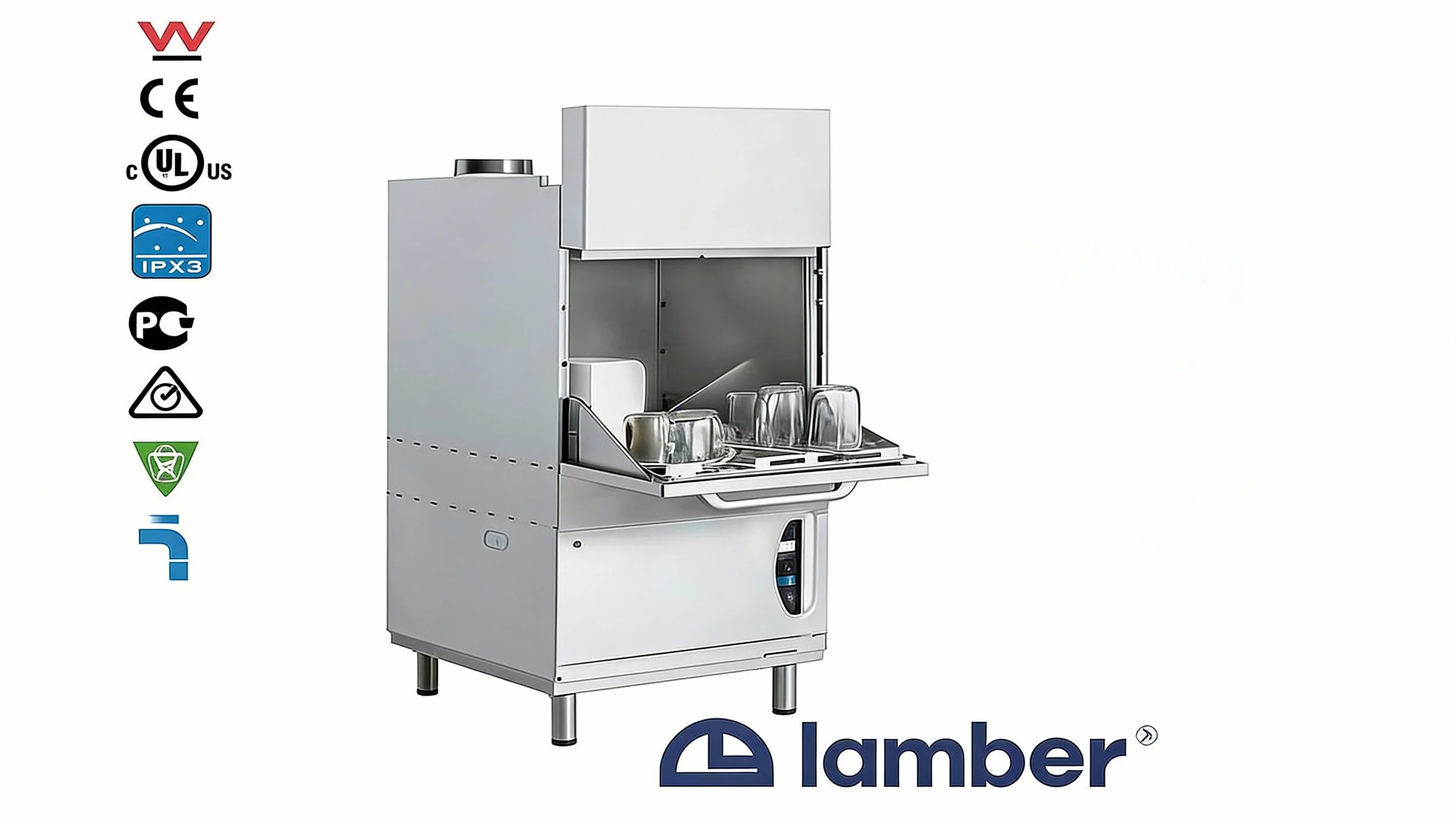 LP8-DY Commercial Potwasher (20 Baskets/Hour)

Heavy-duty front-loading potwasher built with AISI 304 stainless steel and a soft-touch electronic control panel. Delivers powerful washing for high-volume commercial kitchens.

Key Features:

Double-ins
