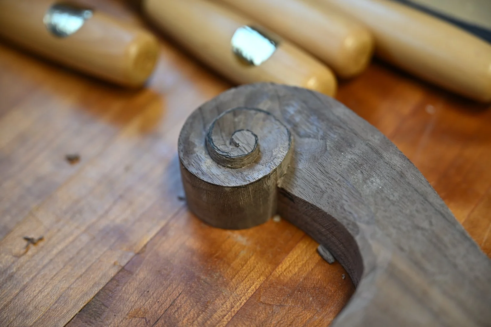 walnut walking cane build