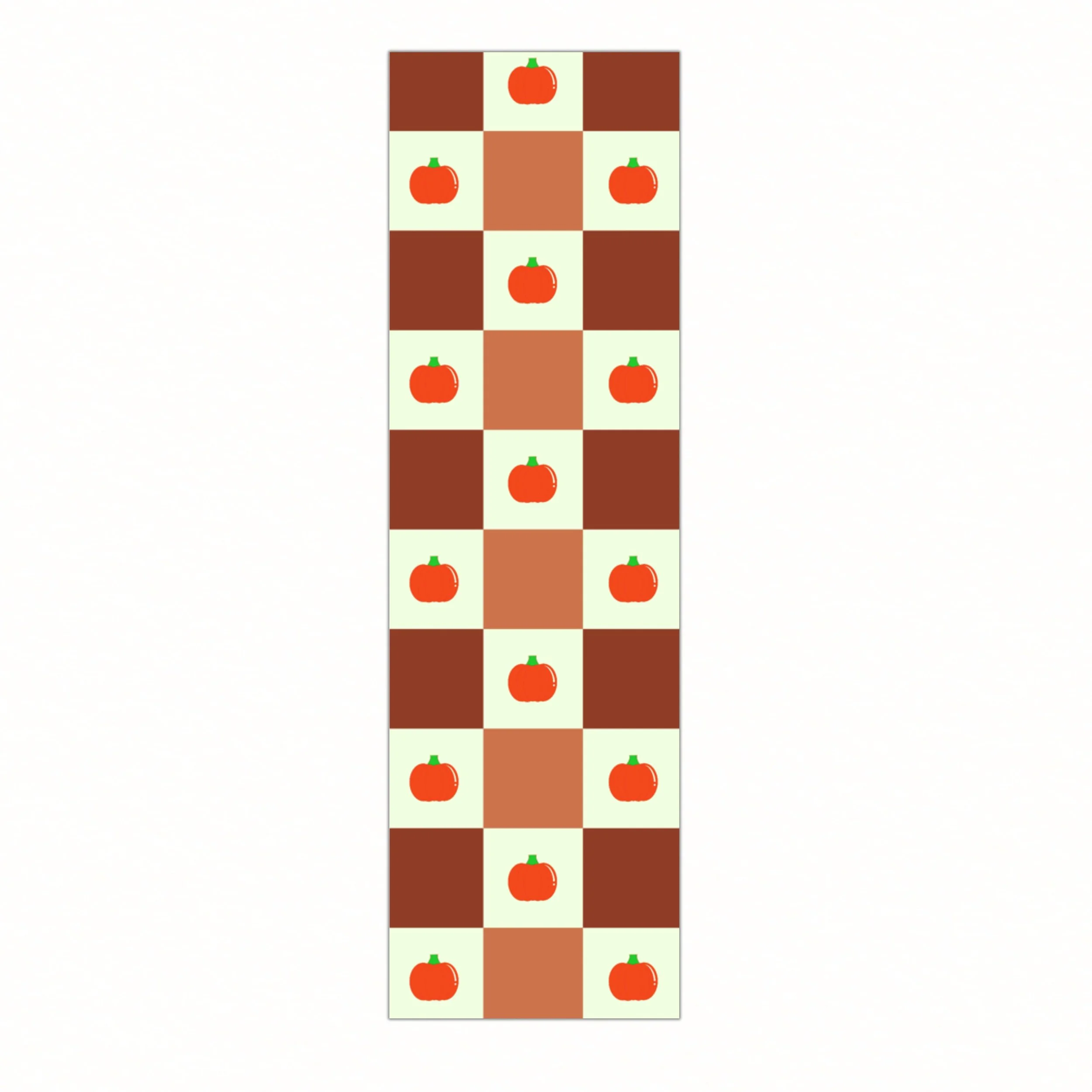 Pumpkin Patch Gingham Bookmark