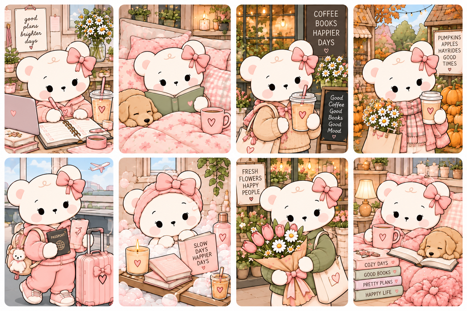 Mallowboo Cozy Planner Sticker Boxes