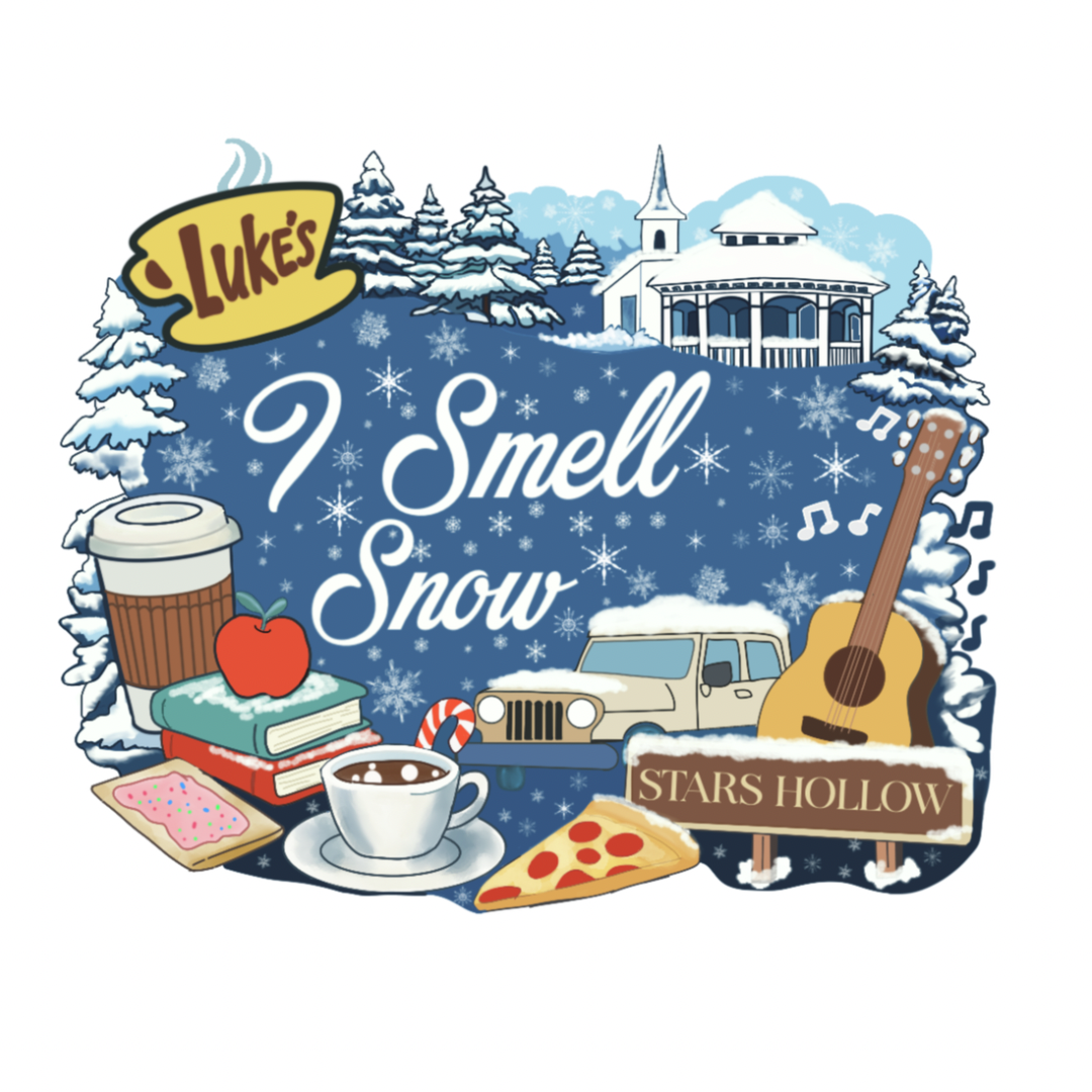 "I Smell Snow" Stars Hollow Sticker
