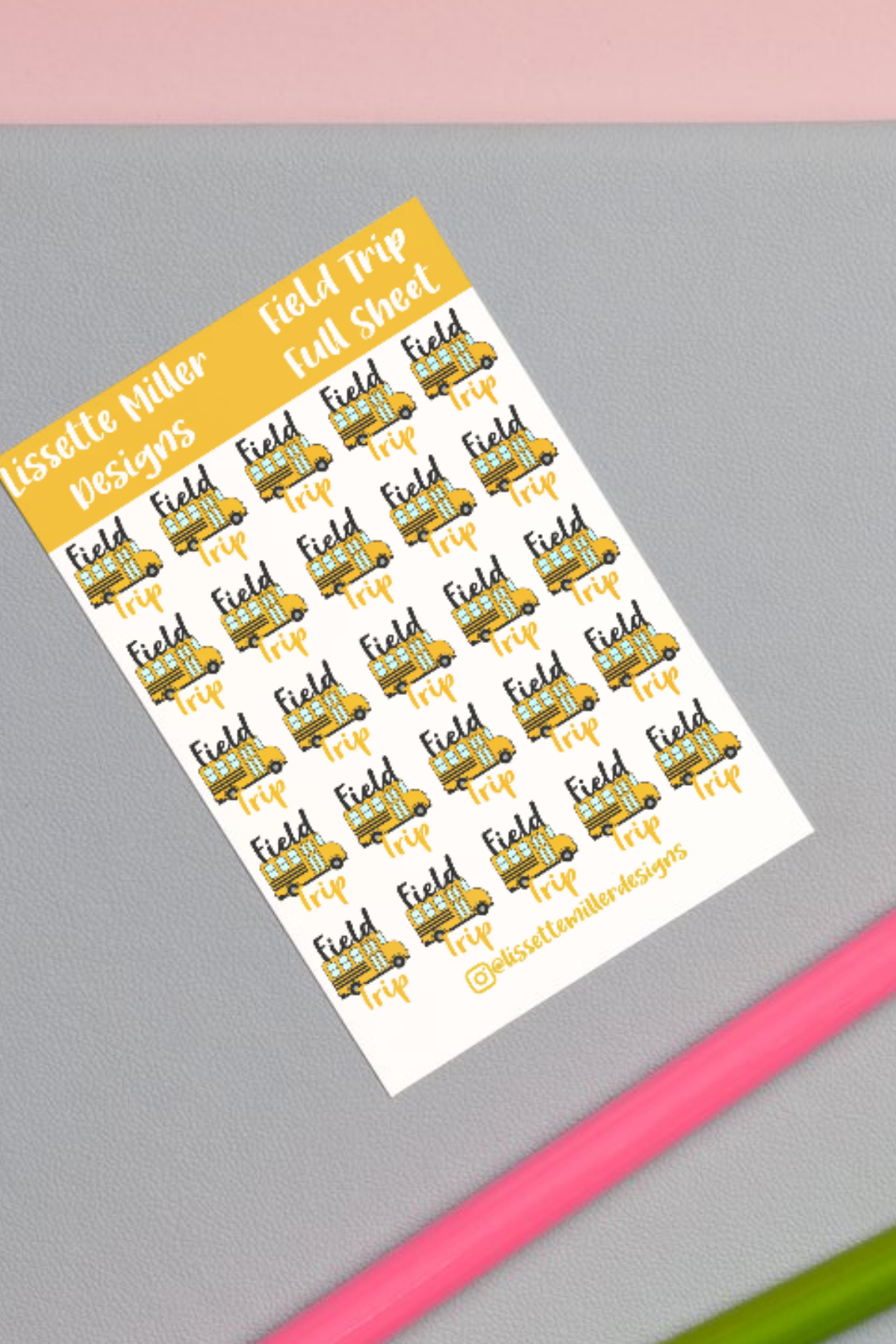 Field Trip Sticker Sheet